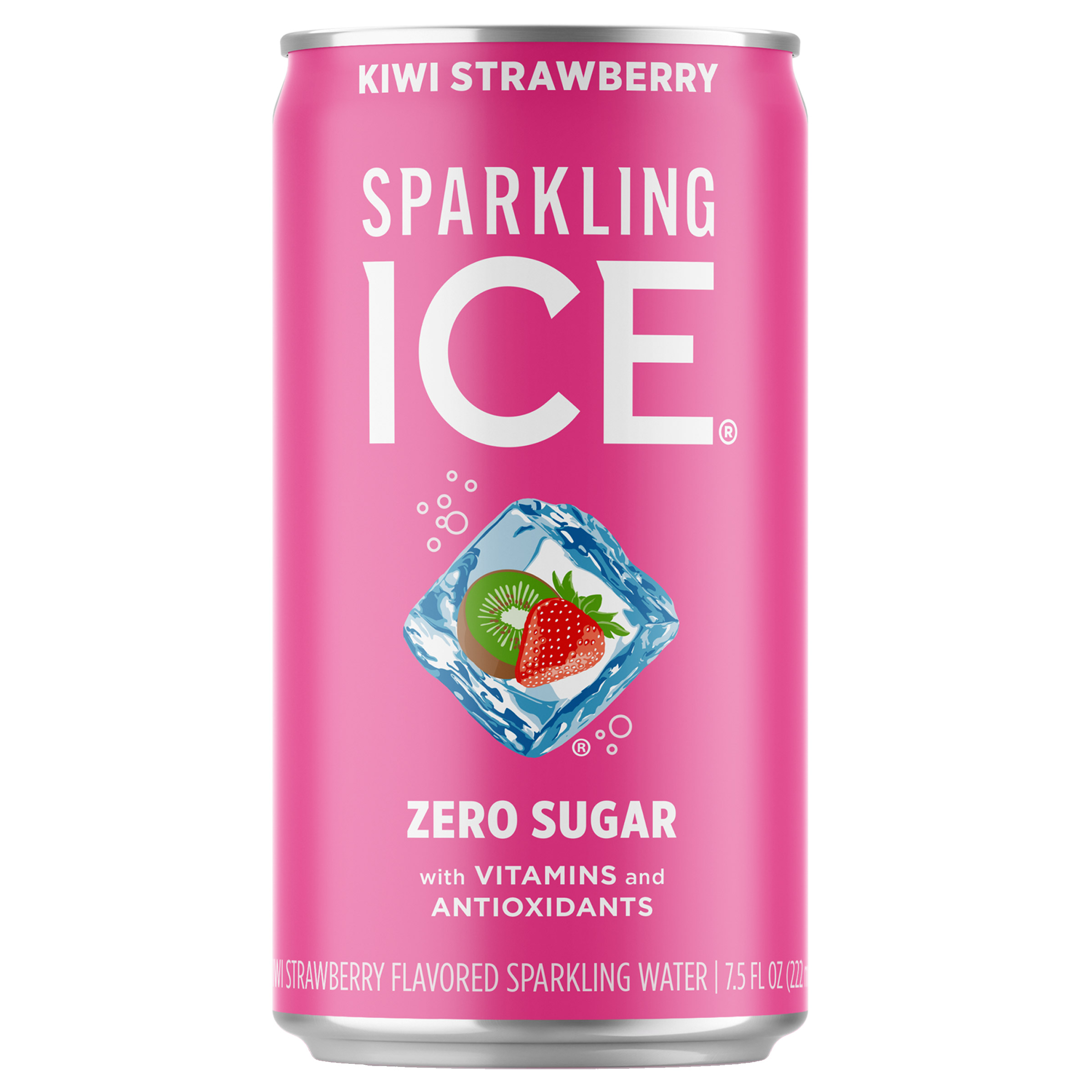 いちごです₊⁎⁺˳✧༚ Sparkling Ice Sparkling Water Mini, Kiwi Strawberry, 7.5 fl oz, 30