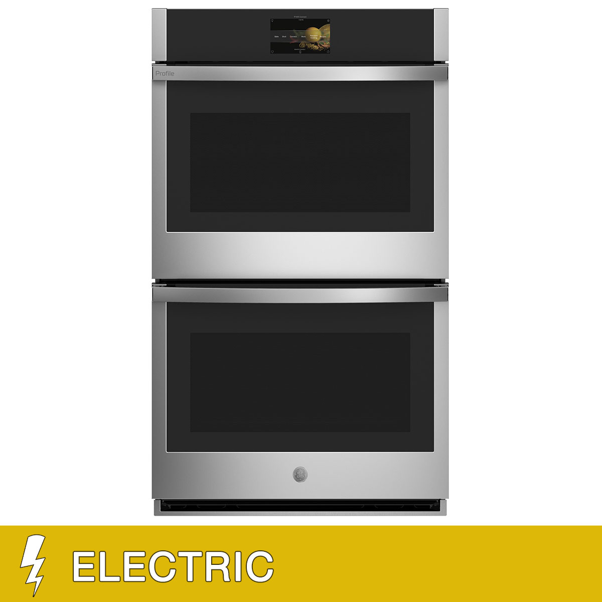 GE Profile 30" 10 cu. ft. ELECTRIC Double Wall Oven with 2 Full Convection Ovens  WiFi Connect