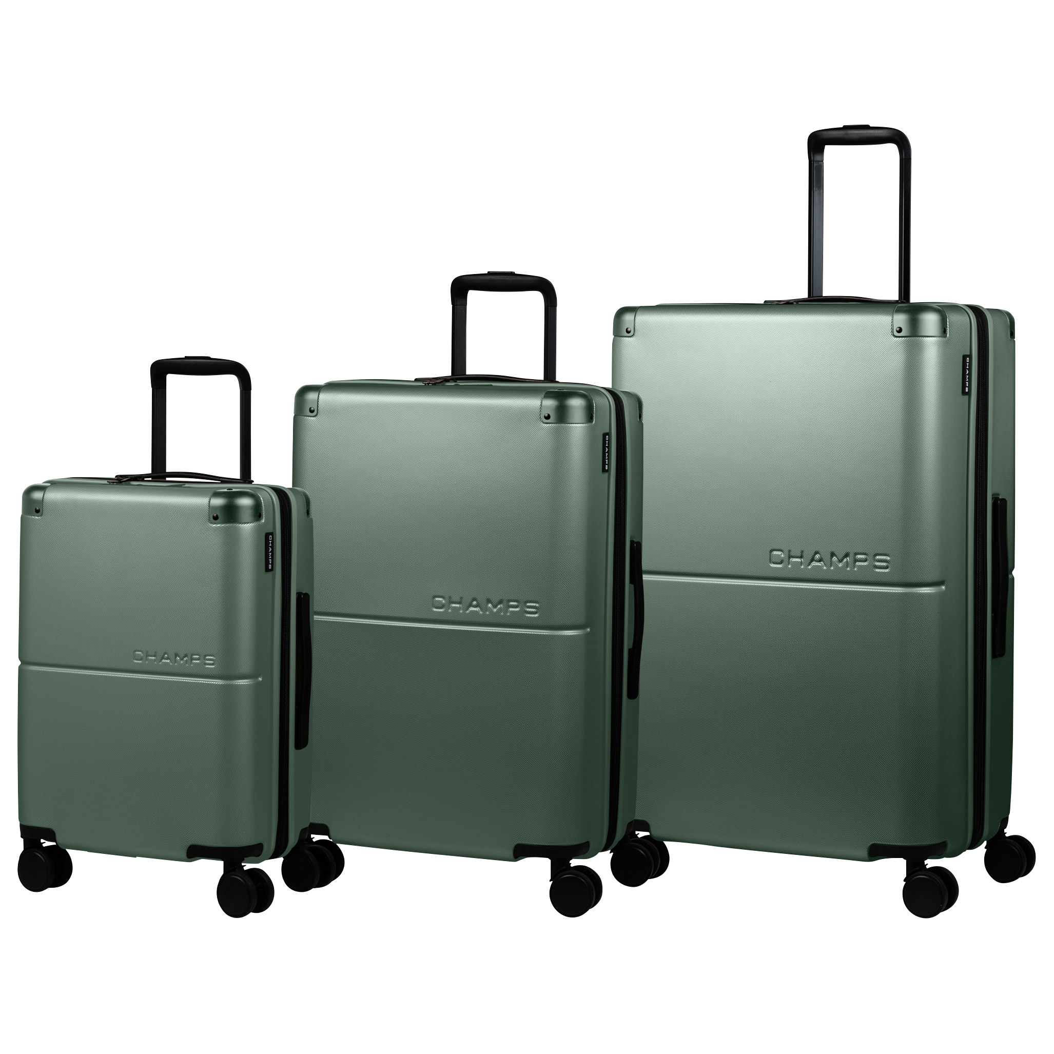 Champs Earth Collection 3-piece Hardside Set