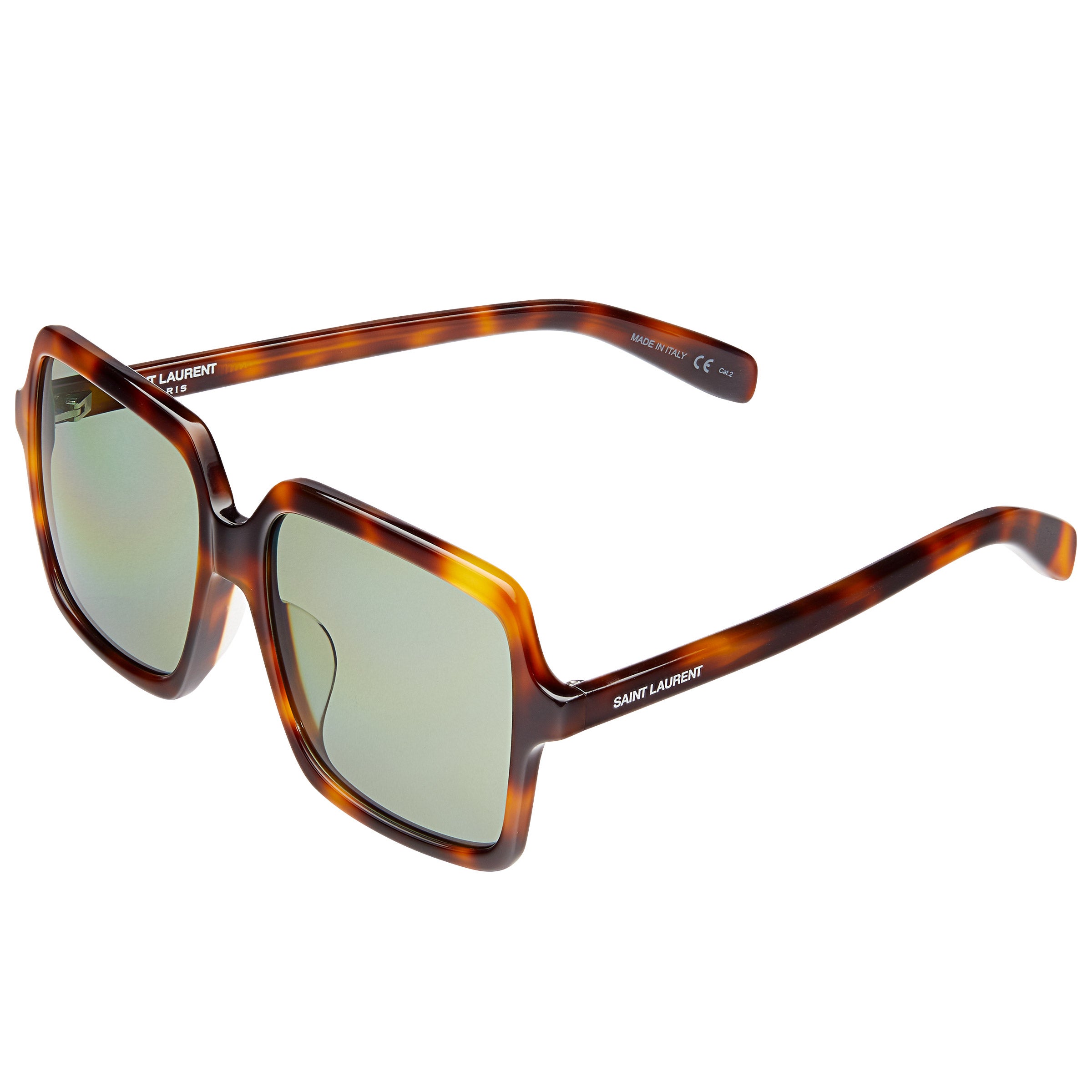 Saint Laurent SL174 Green Sunglasses | Costco