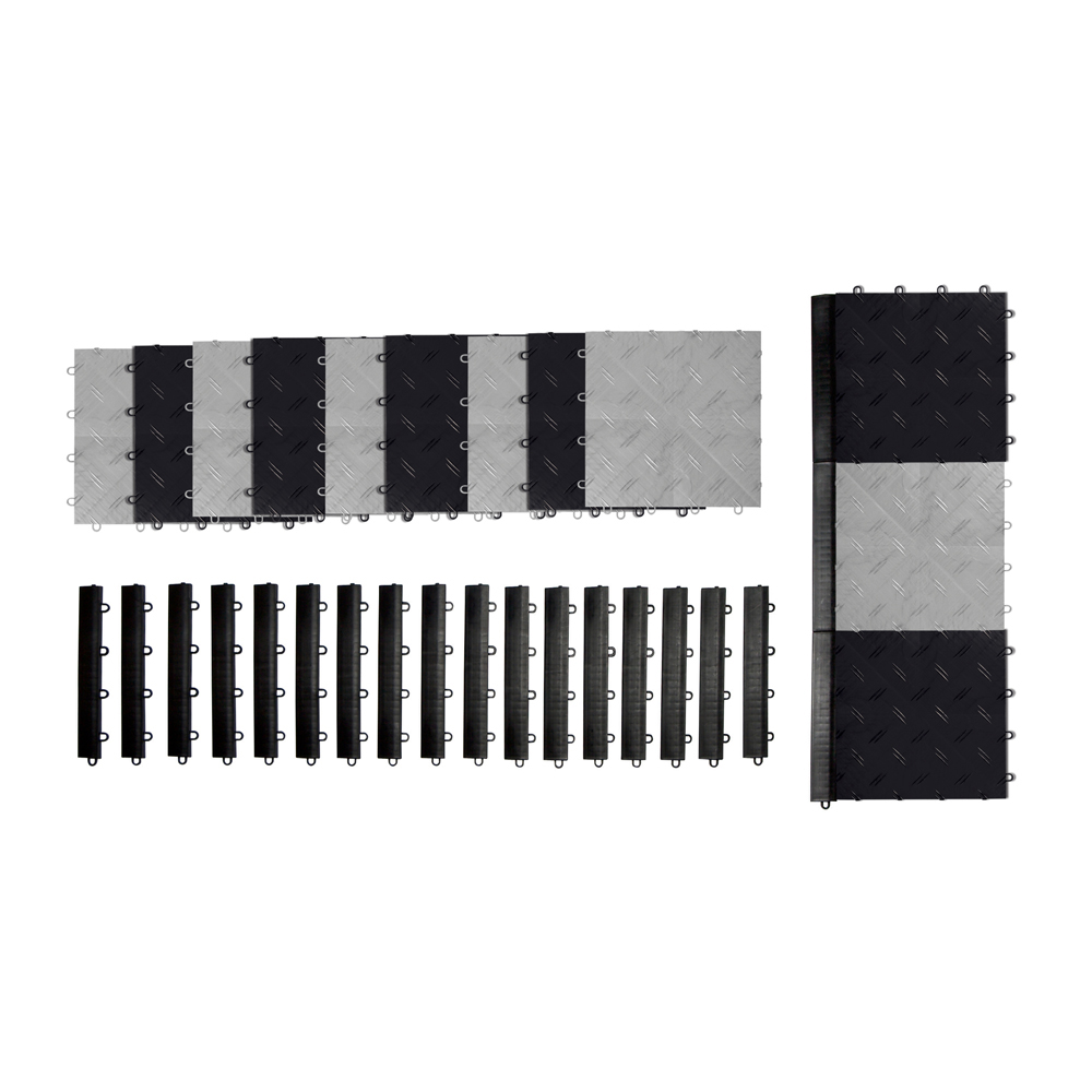 MotoFloor Modular Garage Flooring Completer Kit