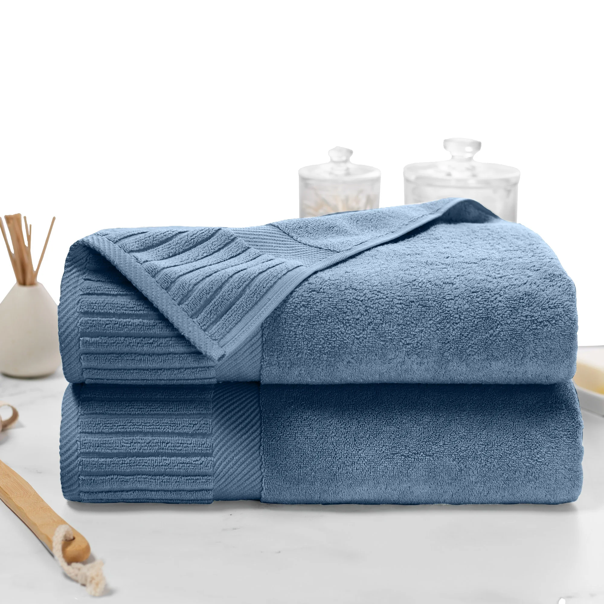 Turkish Towels Bath Sheet, Set of 2