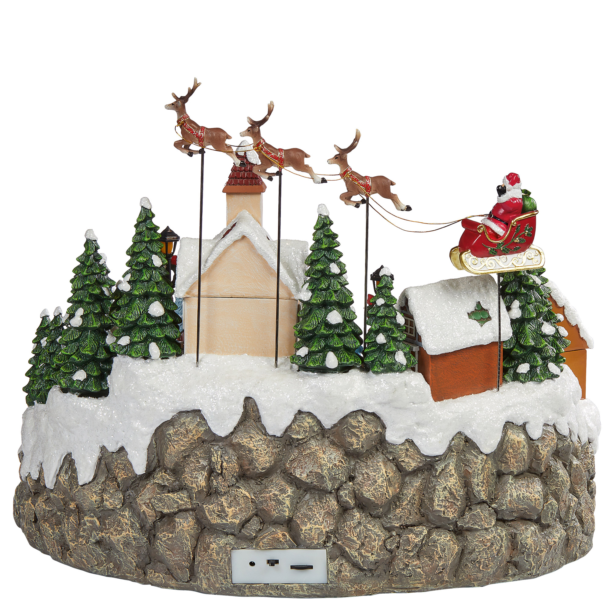 Snowy Holiday Village Centerpiece | Costco