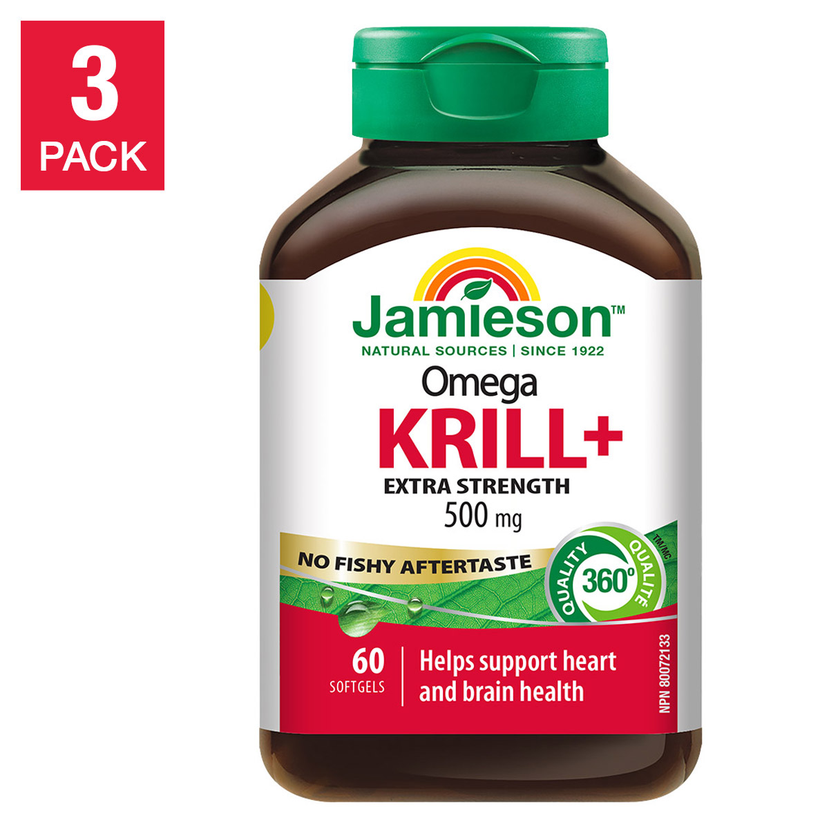 Jamieson Omega Krill Plus 3 x 60 Softgels