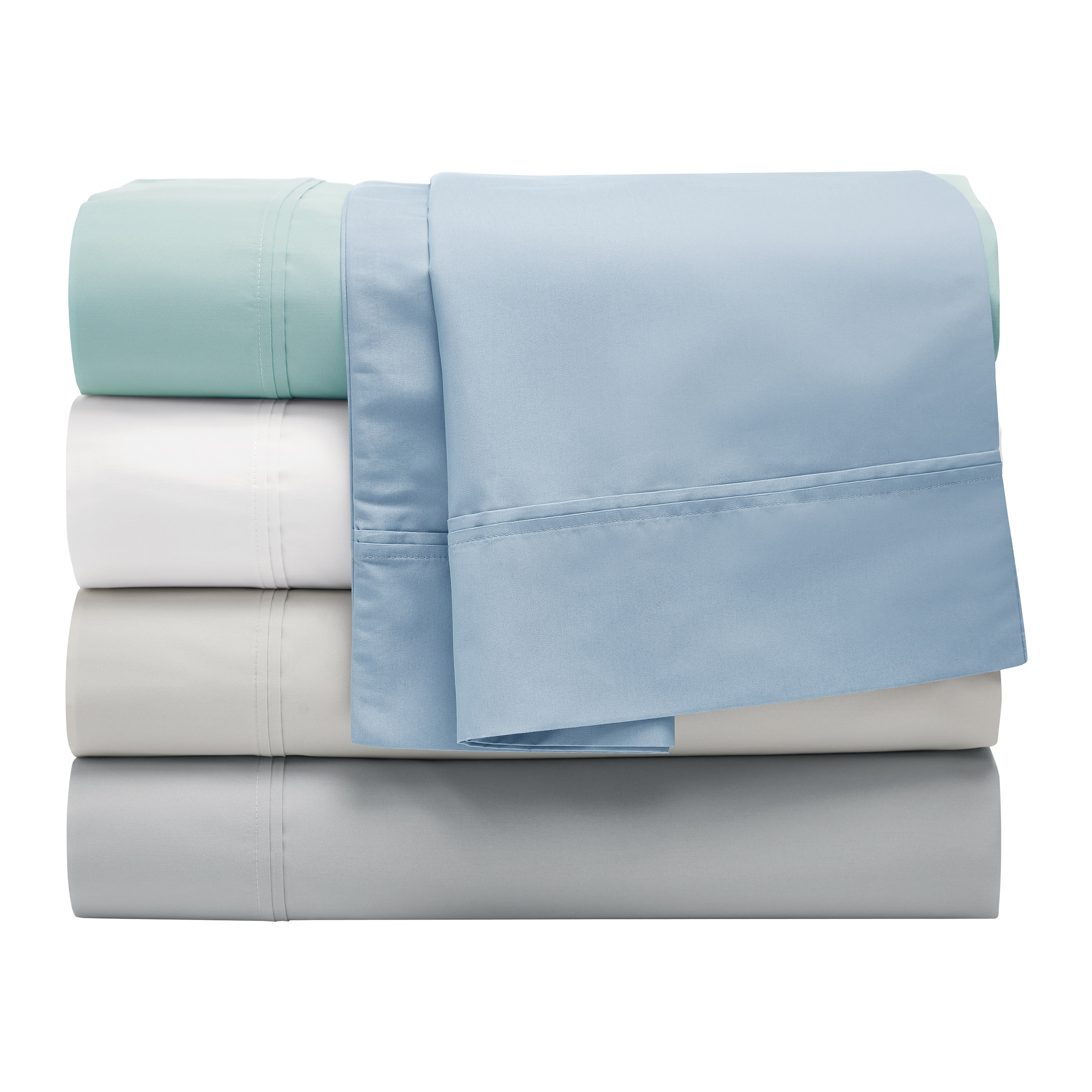TheraLuxe by Therapedic 300 Thread Count 6-piece Peached Percale Sheet Set