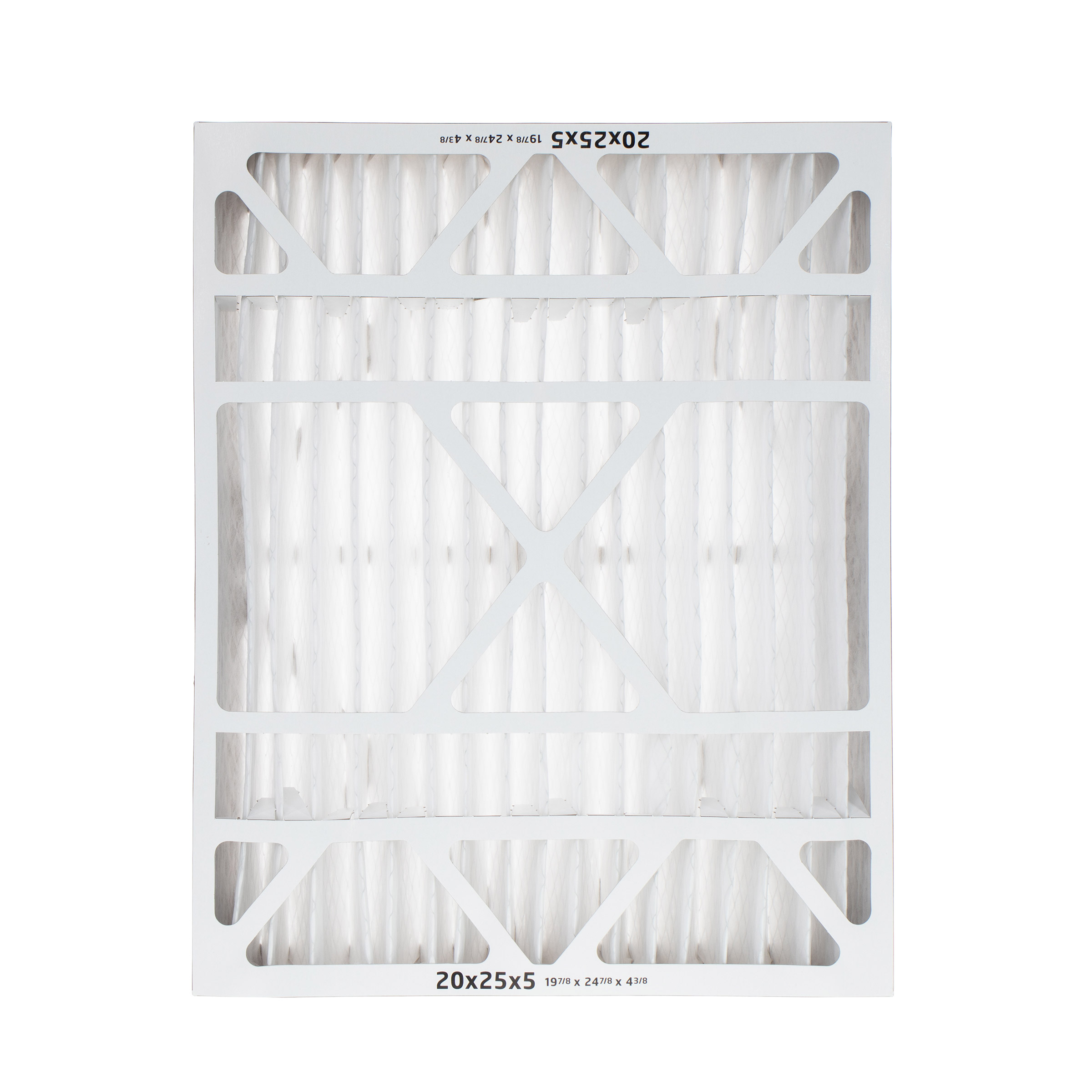 Duststop 20x25x5 MERV 8 Premium Pleated Furnace Filter, 4-pack