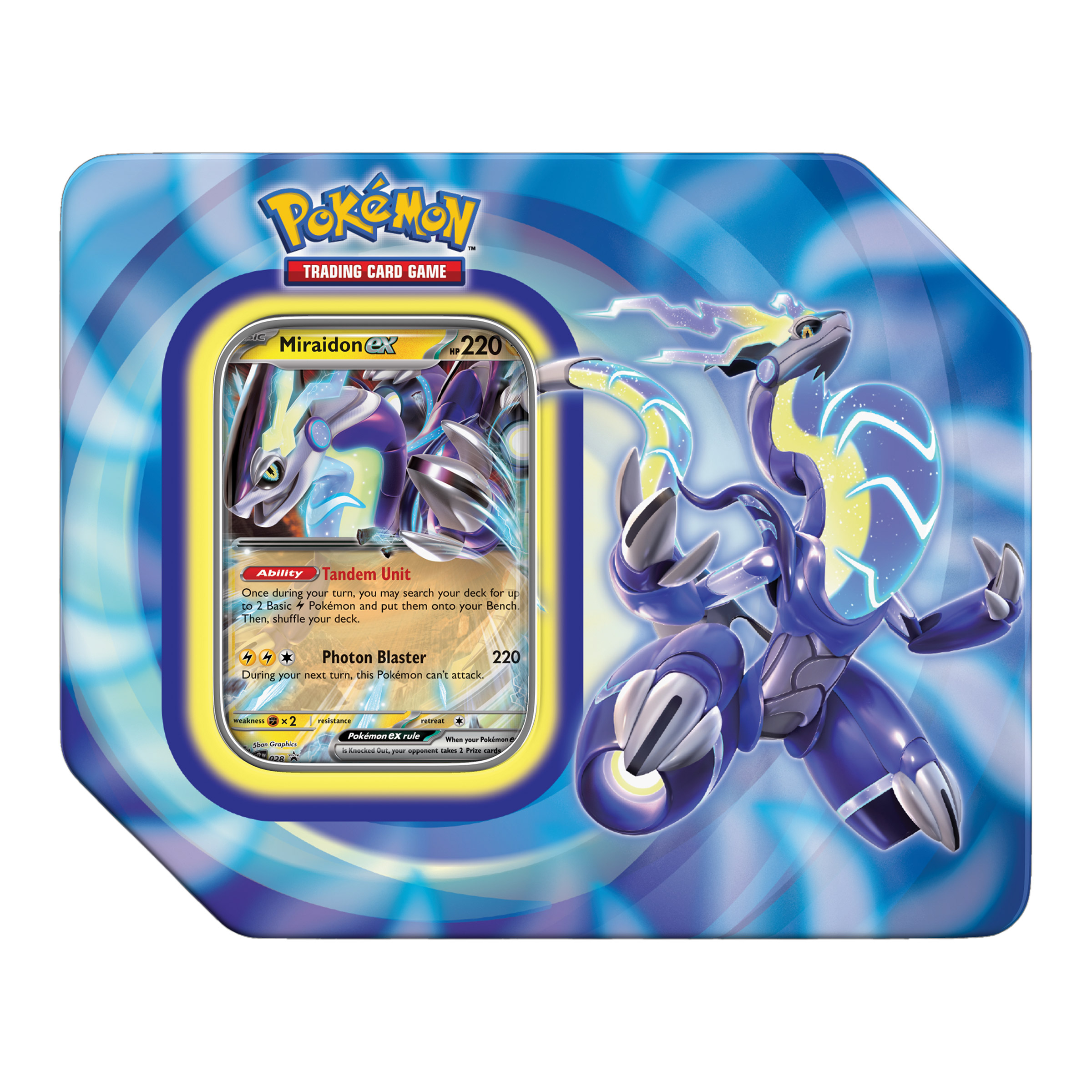 Pokemon Elite Trainer Box: Scarlet & Violet-151 + Miraidon ex Tin ...