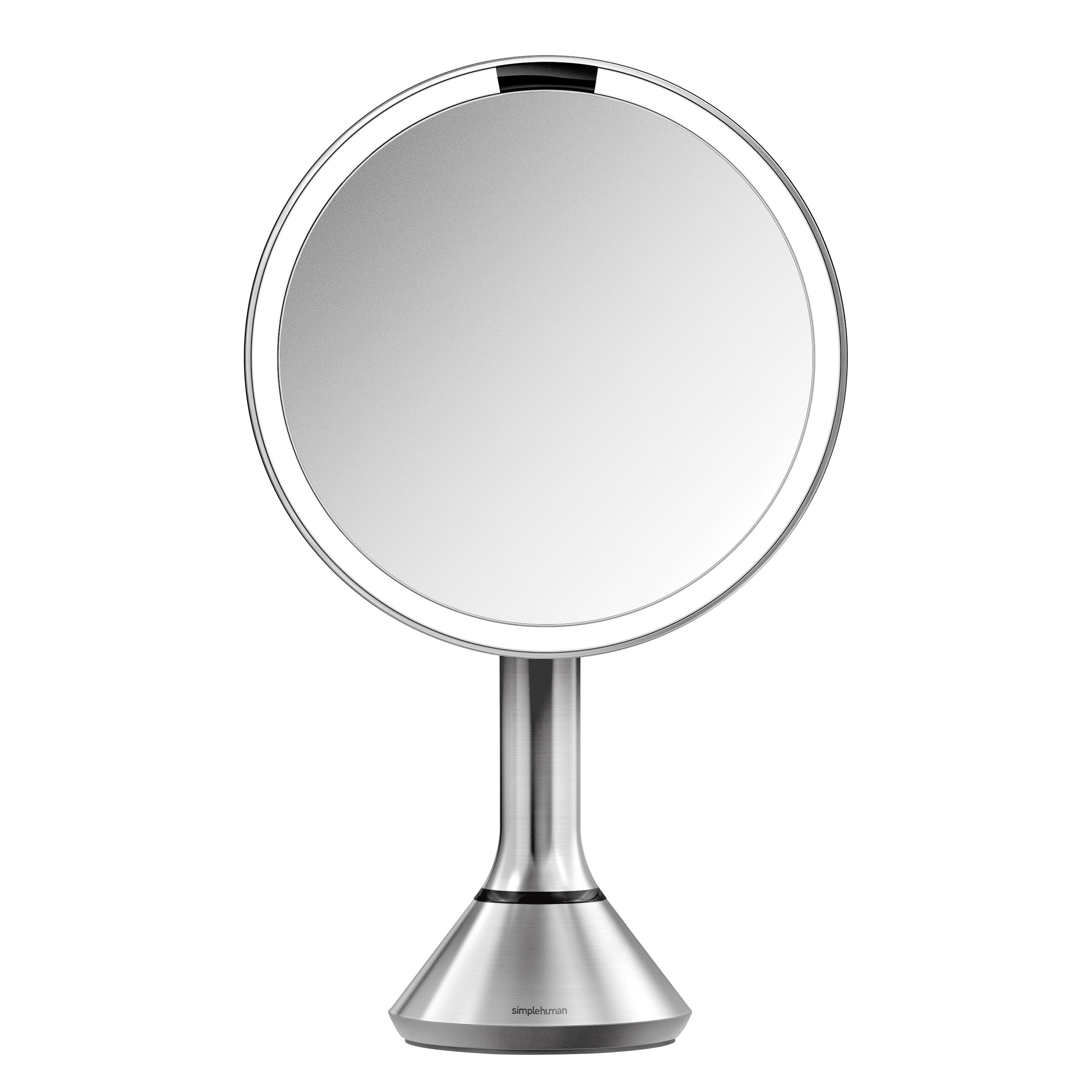 simplehuman 8” Round Sensor Mirror with Touch-Control Brightness