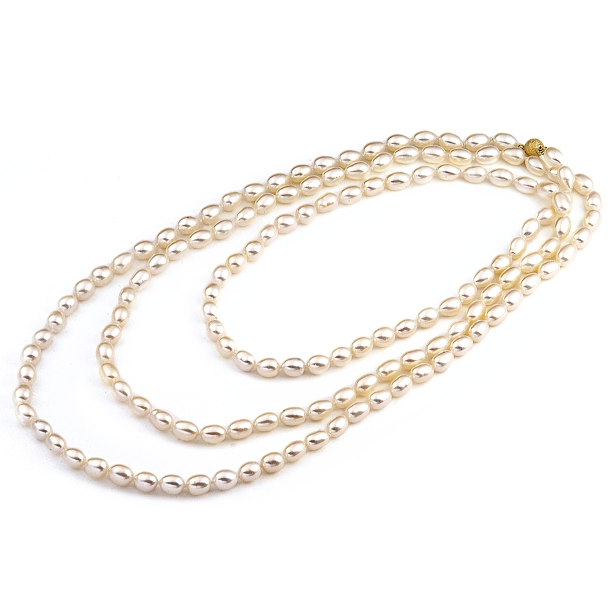 7 - 8 mm Cultured Freshwater Pearl Necklace 