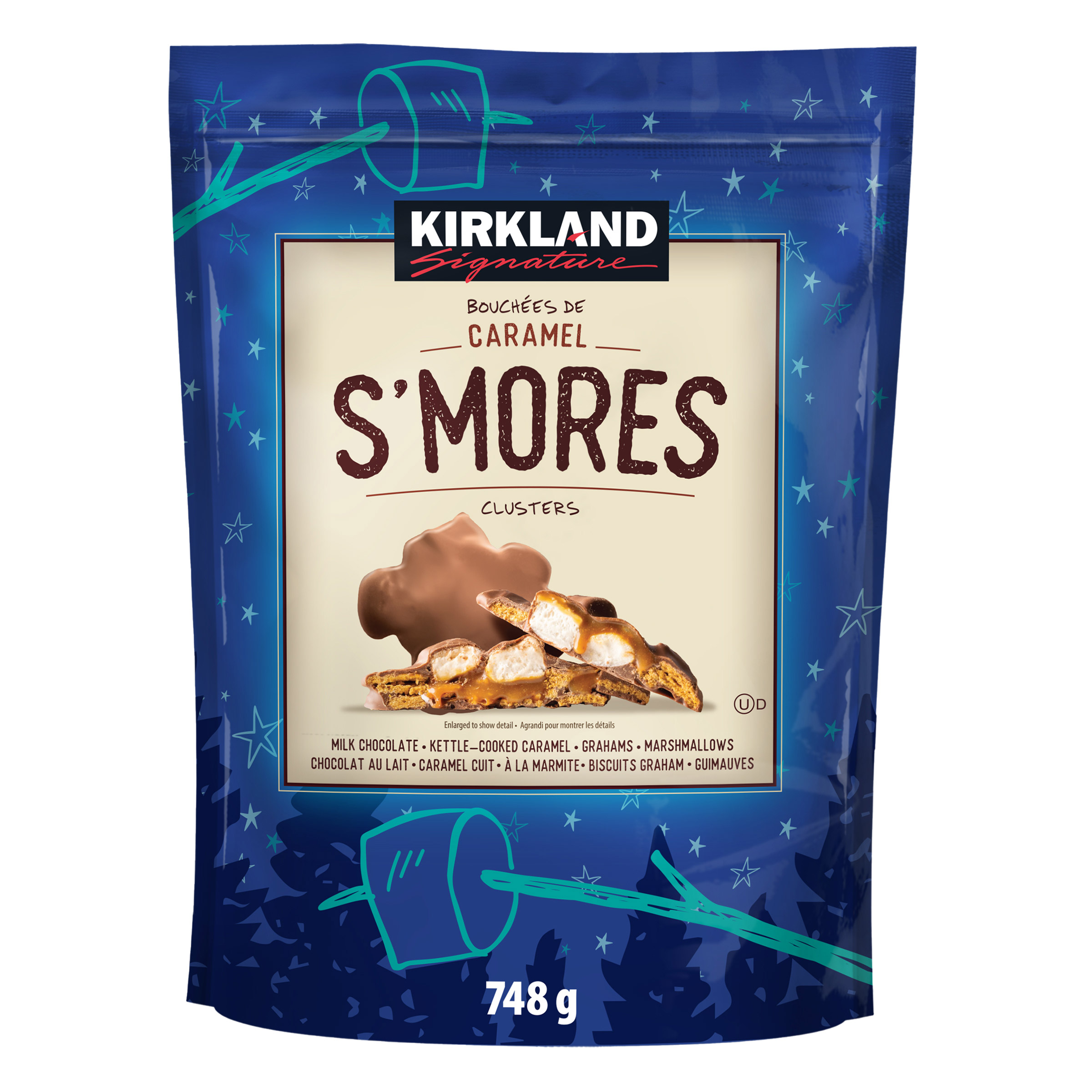 Kirkland Signature Caramel S'mores Clusters, 748 g