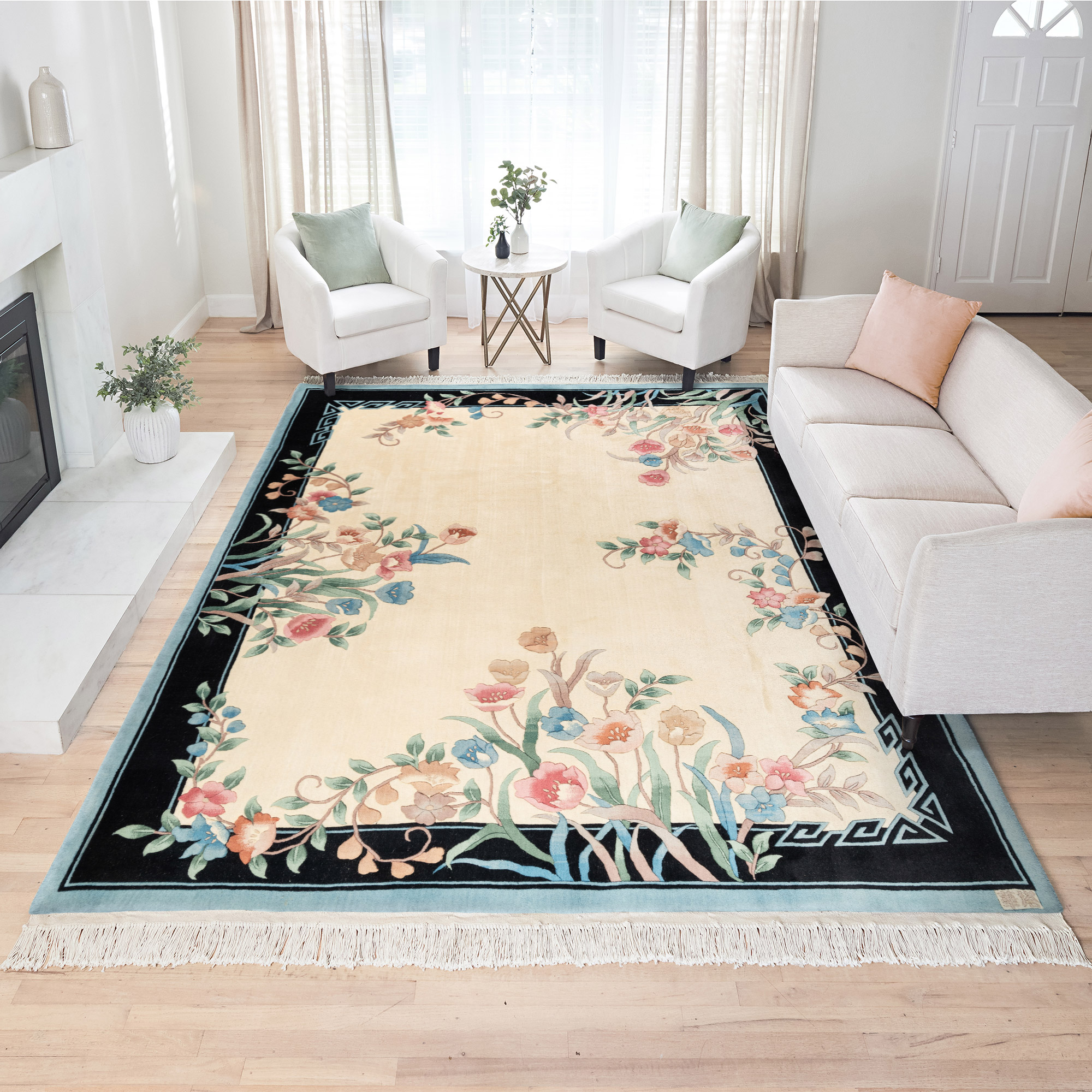 Pagoda Hand Knotted Rug Collection  Loire