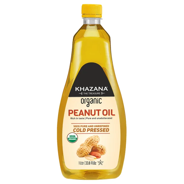 KHAZANA ORGANIC PEANUT OIL 1L