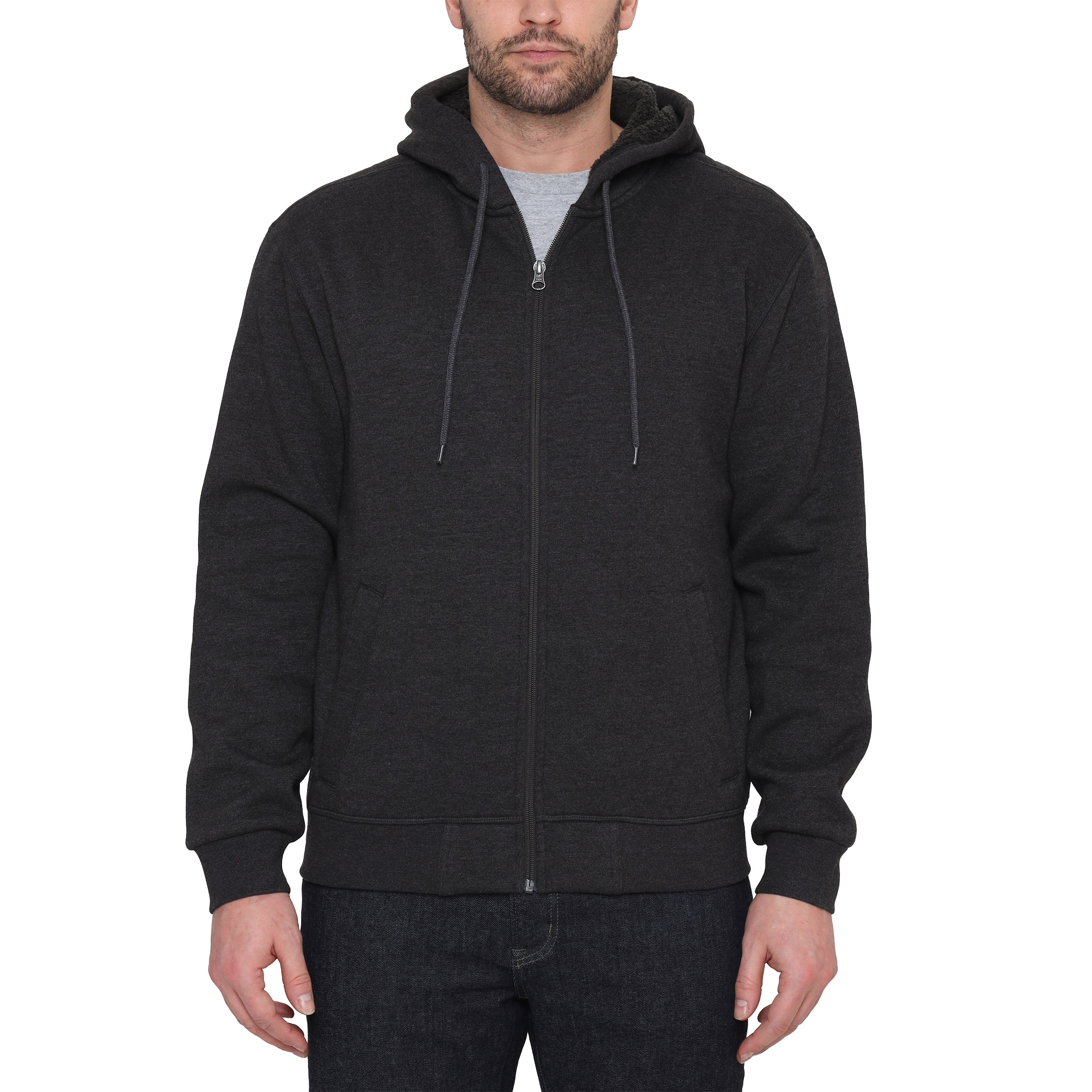 The B.C. Clothing Co. Men’s Plush Lined Full Zip Hoodie