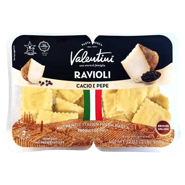 VALENTINI RAVIOLI CACIO E PEPE 2 LB
