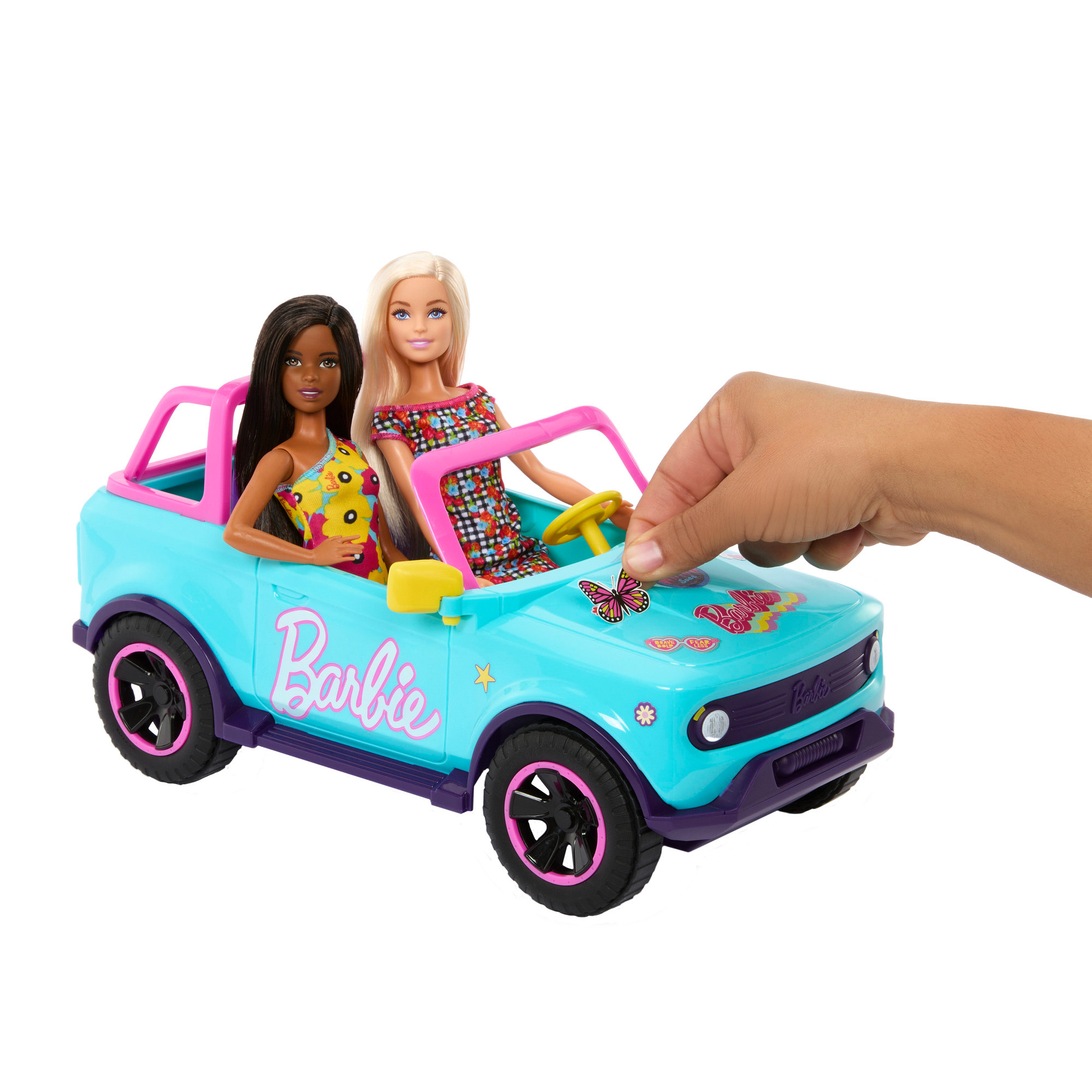 Barbie El Carro Control Remoto Hot Wheels Barbie Auto Rc Suv A