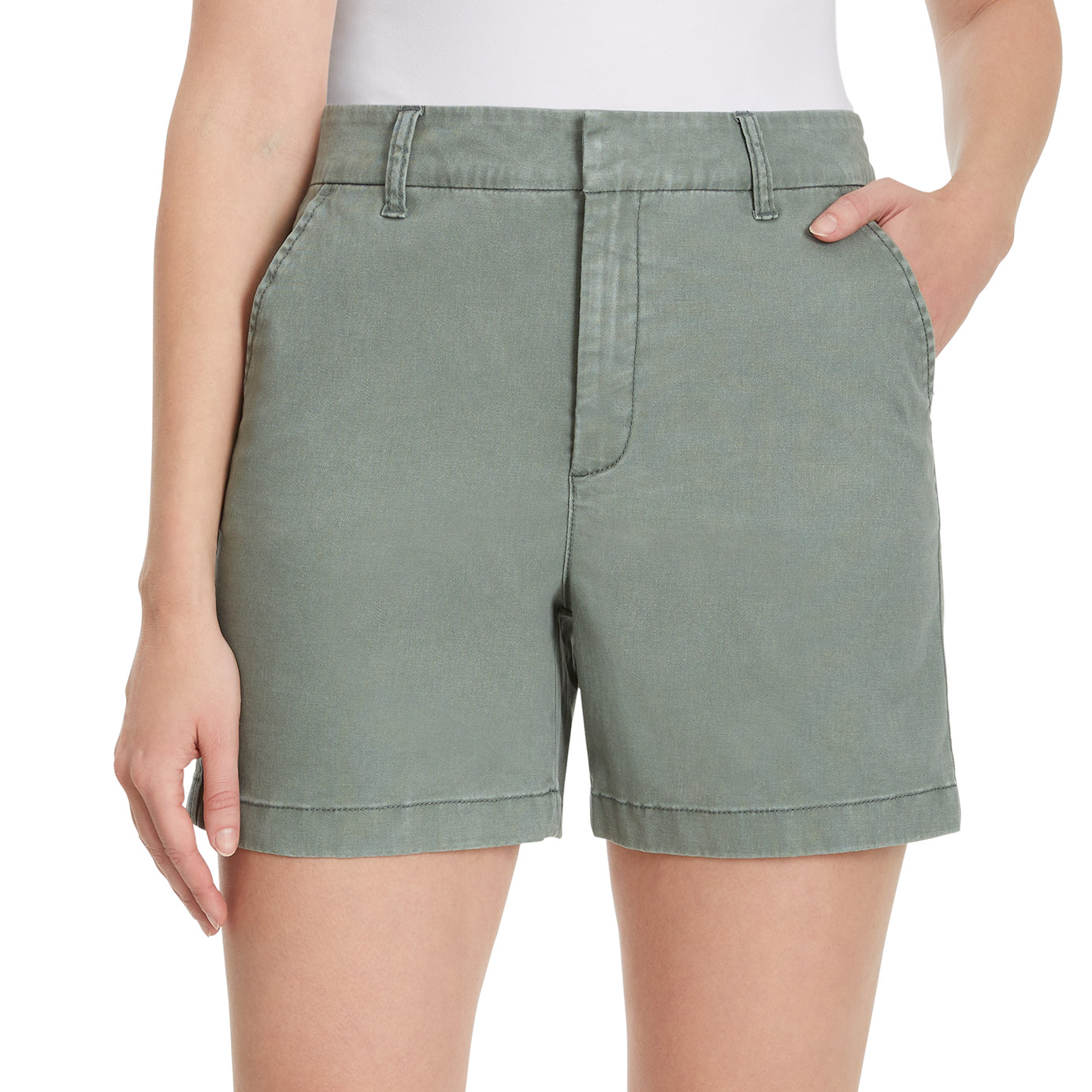 Gloria Vanderbilt Women's Chino Shorts Costco - Main Image
