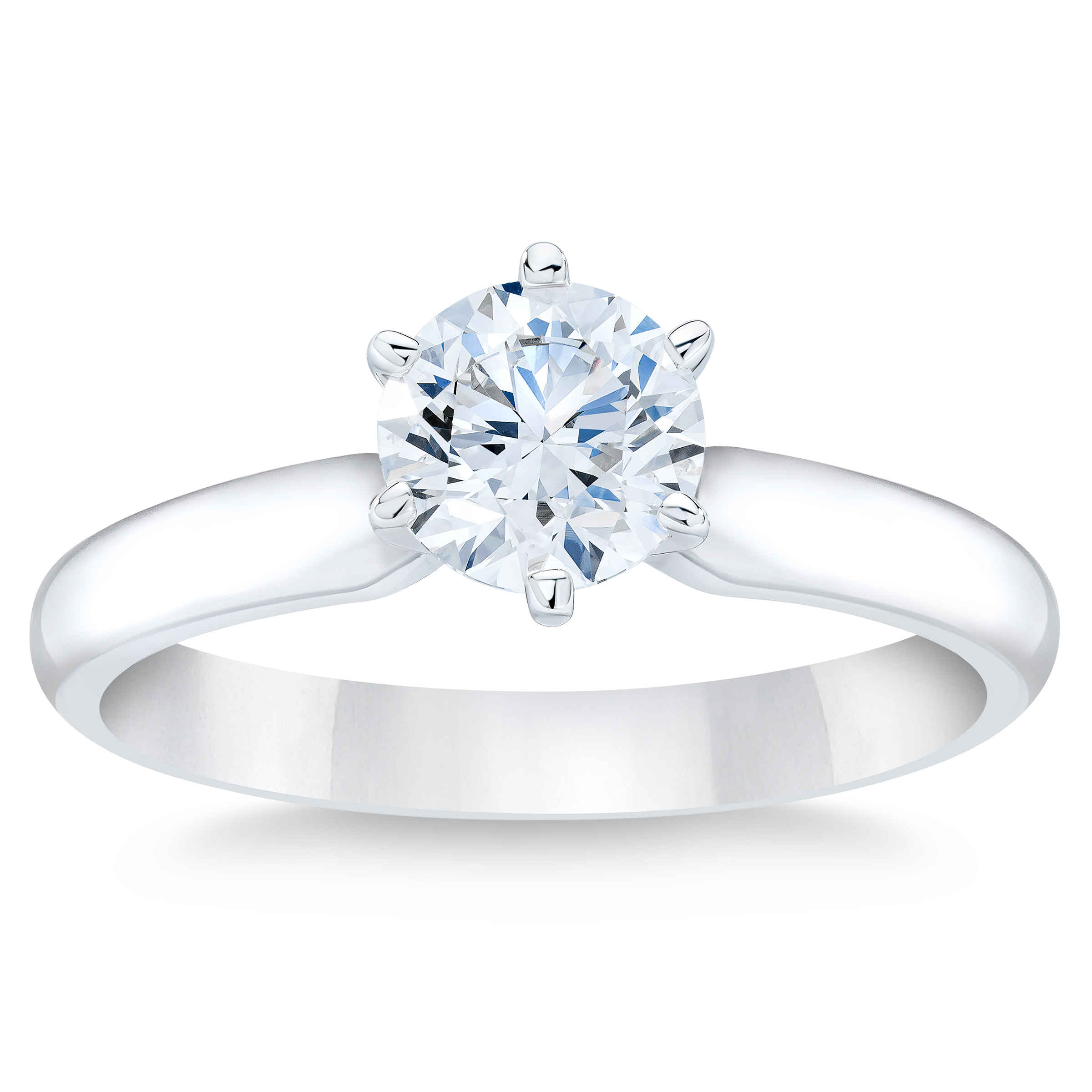 Round Brilliant Diamond Solitaire Ring (1.00 ct)