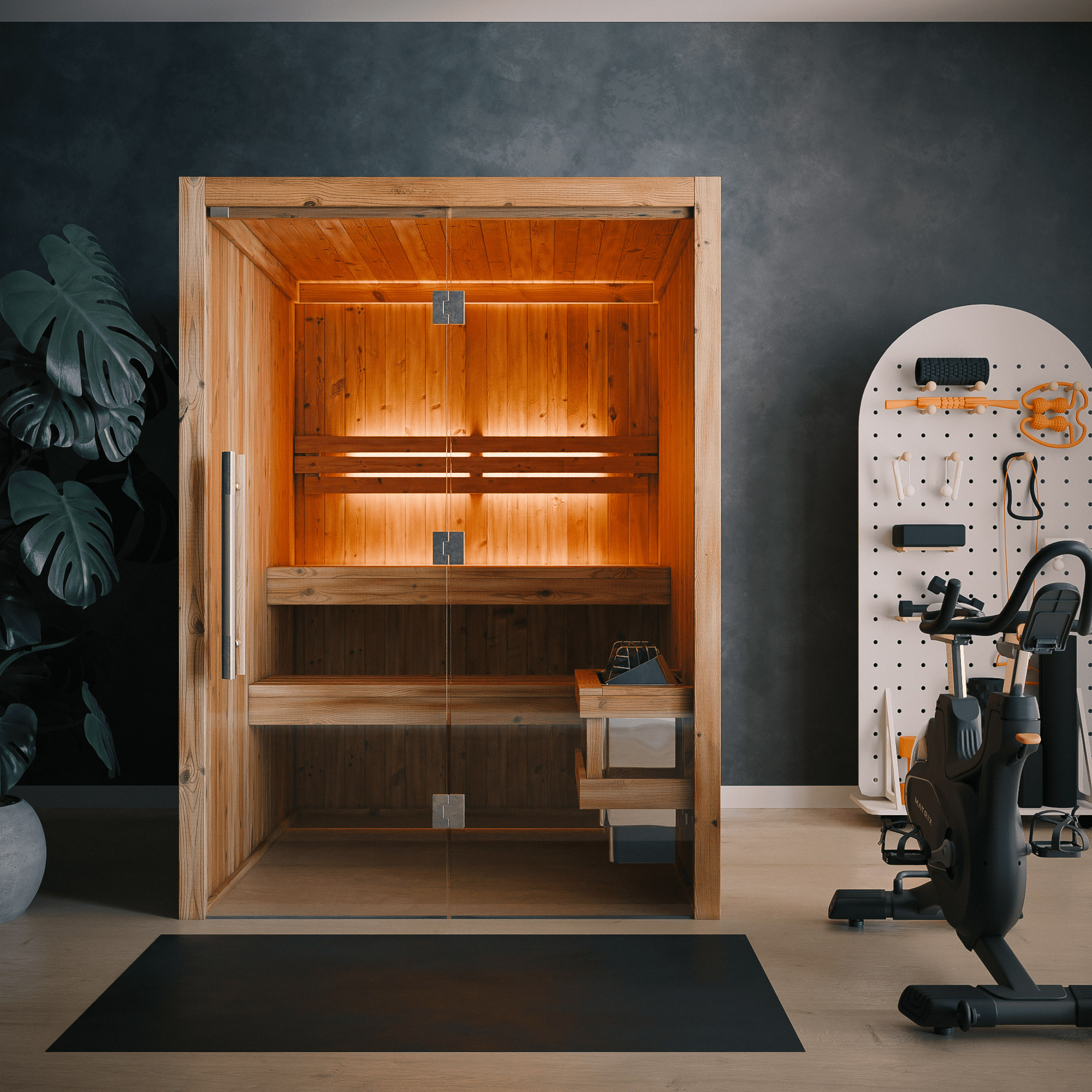 Almost Heaven Saunas Aurora 3-person Indoor Sauna