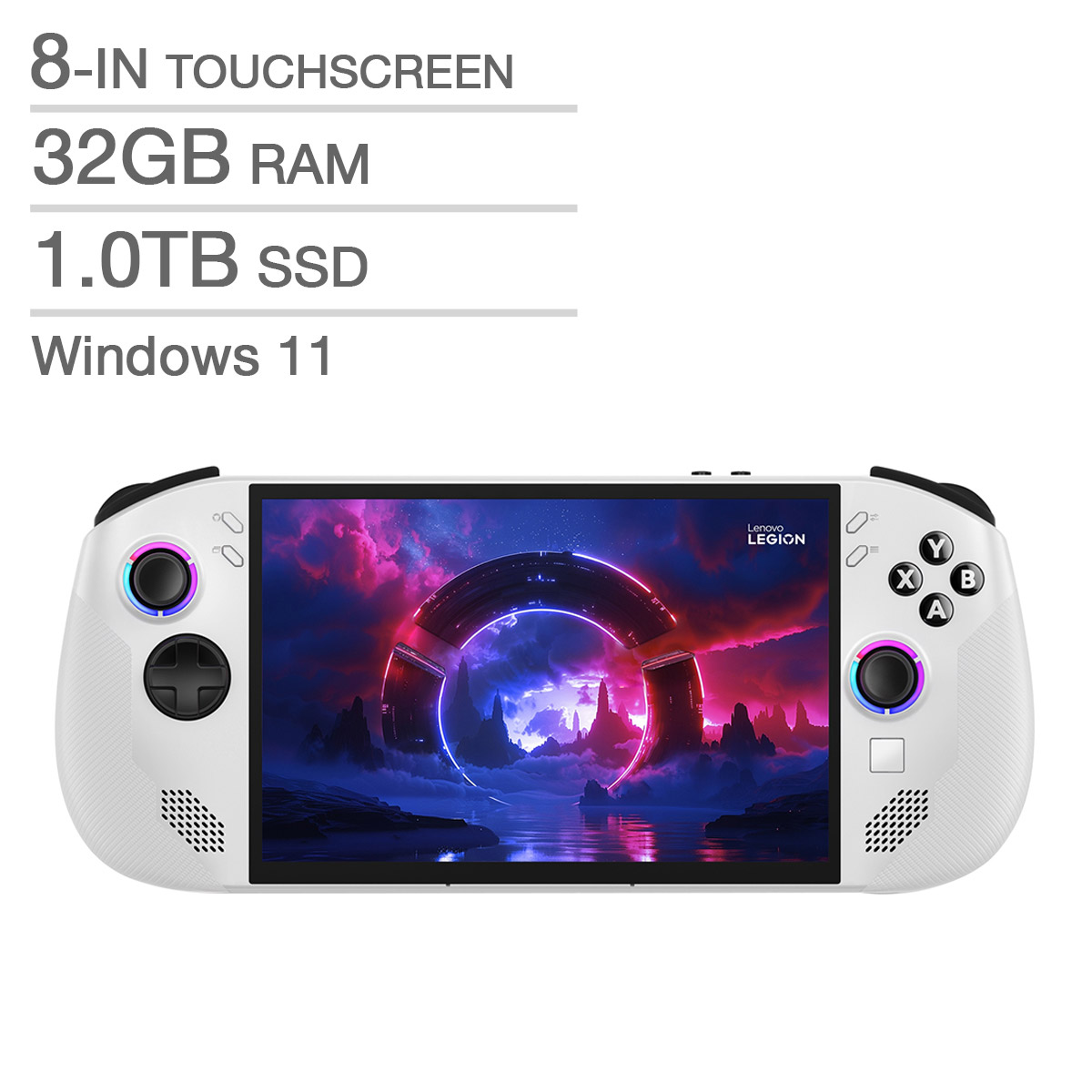 Lenovo Legion Go S 8.0-in Touchscreen Handheld Gaming Computer, AMD Ryzen Z2 Go - 32GB RAM, 1TB SSD, AMD Radeon Graphics