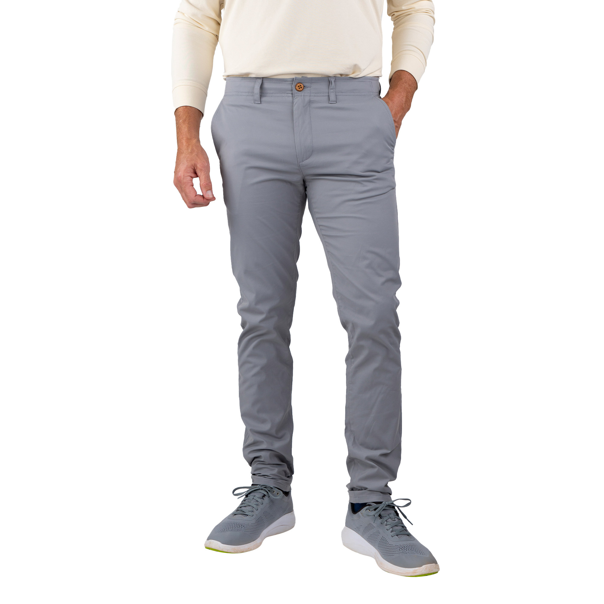 新品未使用 HIGH WAIST CHINO PANTS High-Waisted Straight Chino Pants | UNIQLO US