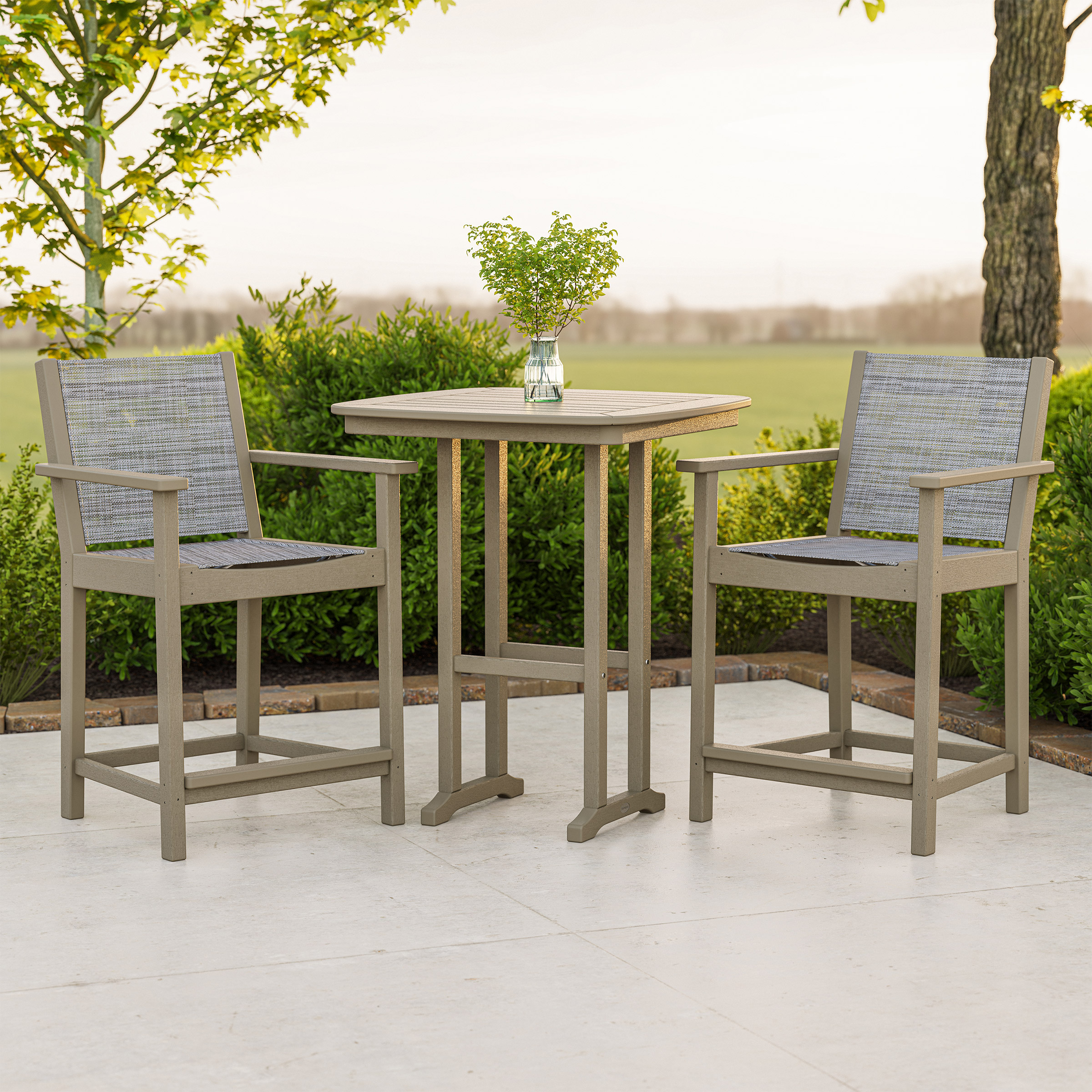 POLYWOOD Camden 3-piece Outdoor Patio High Dining Set | Costco