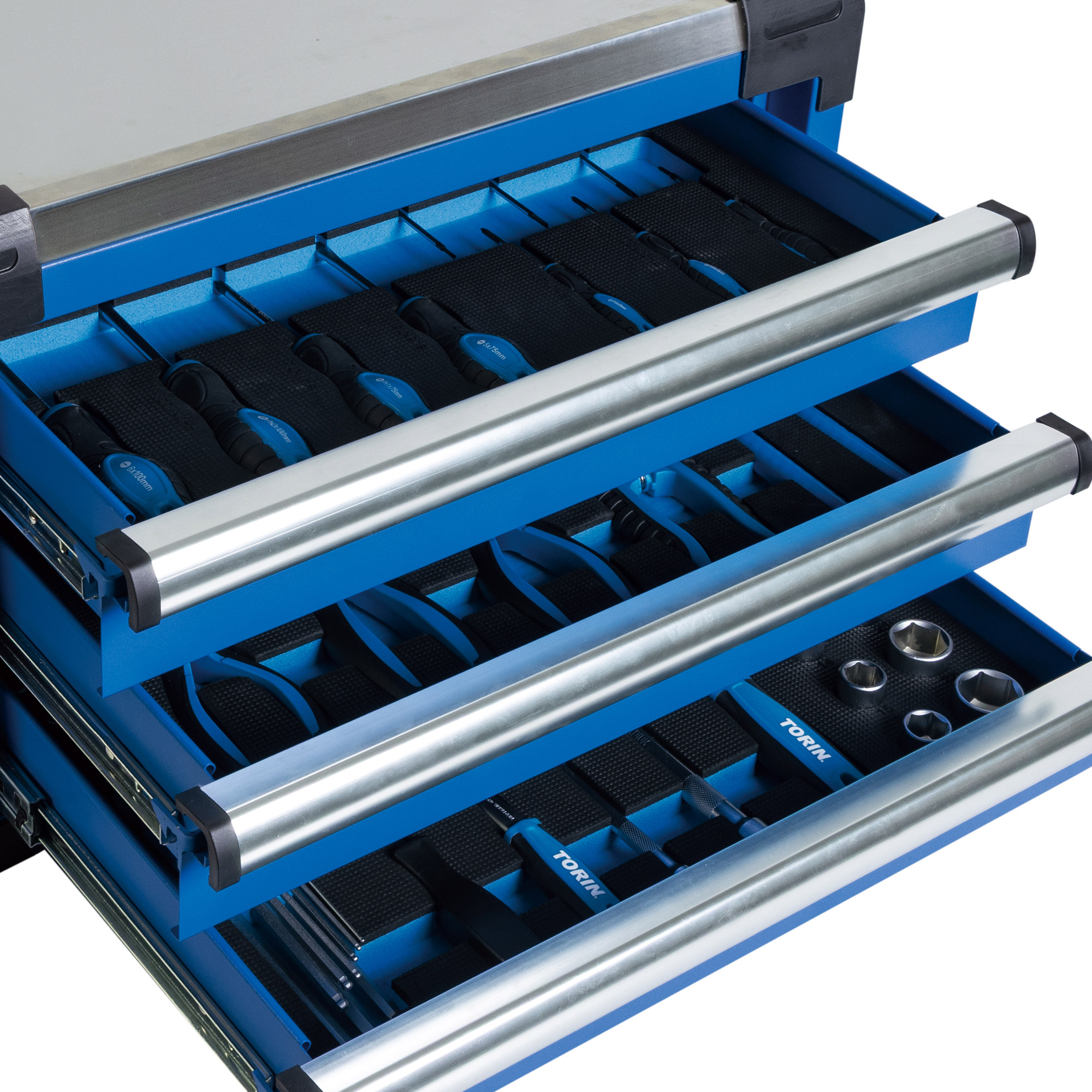 Torin Rolling 3-piece Modular Stacking Storage System with 63