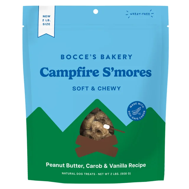 BOCCE'S BAKERY CAMPFIRE S'MORES DOG TREATS 2 LB