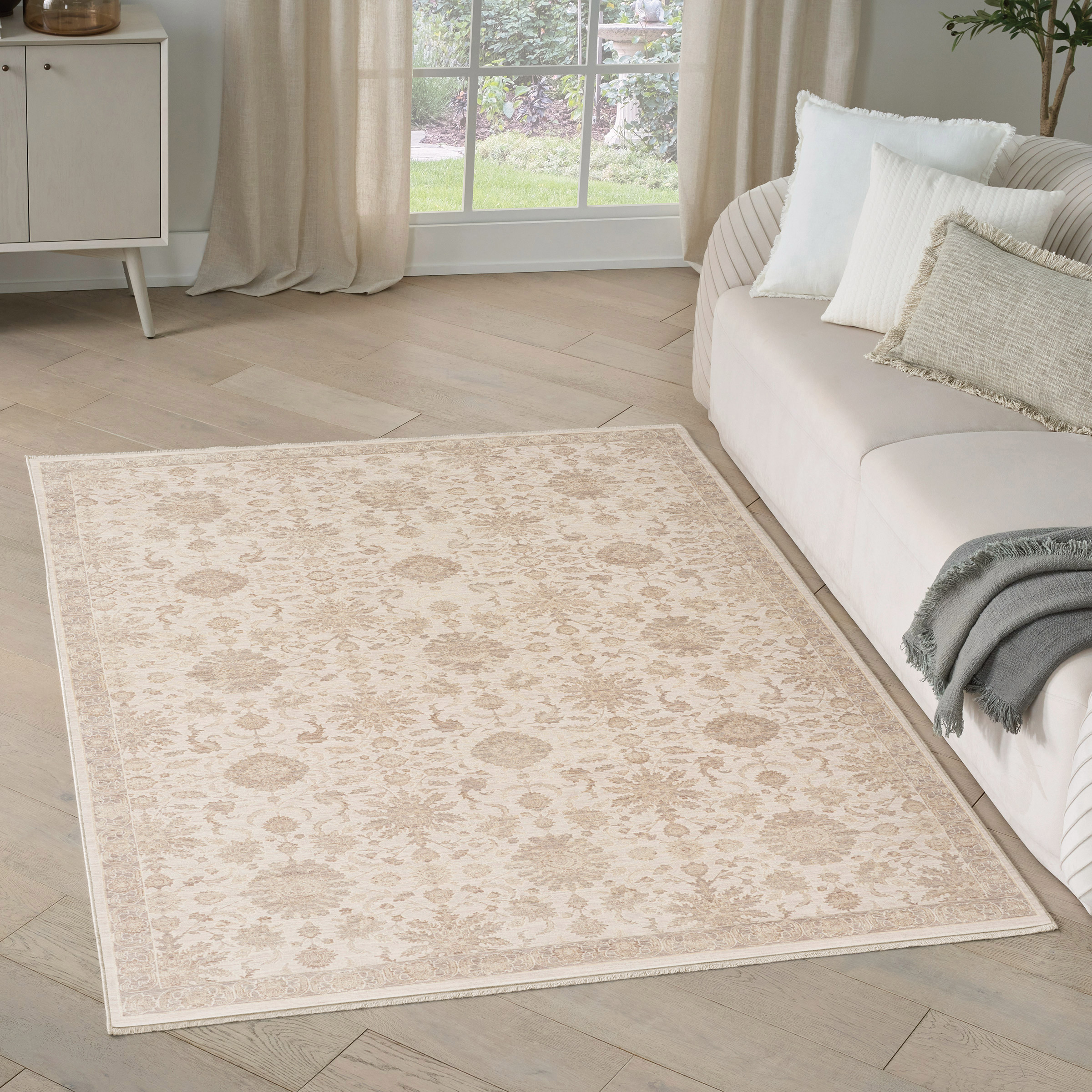 Nourison Seraphine Area Rug  Nantes  5'3" x 7'10"