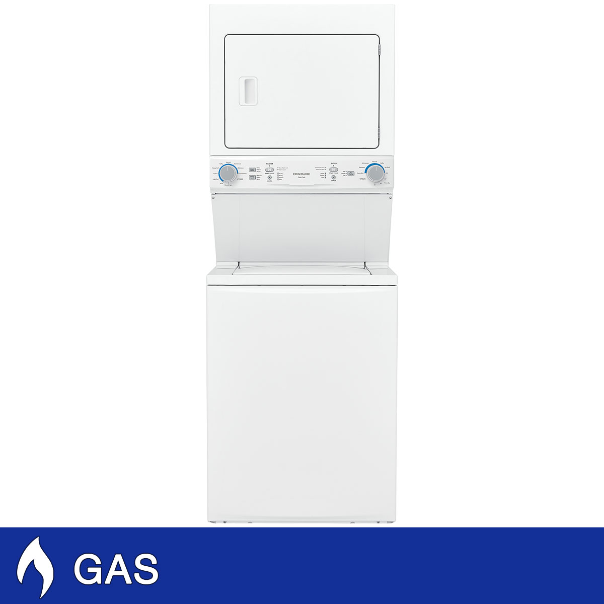 Frigidaire GAS Washer/Dryer Laundry Center 3.9 cu. ft Washer and 5.5 cu. ft. Dryer