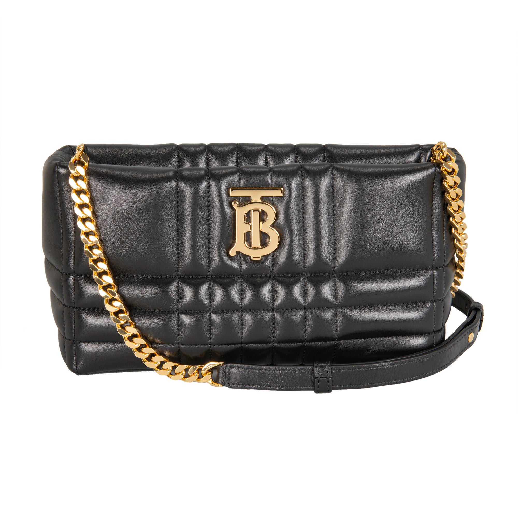 Burberry Small Lola Quilted Crossbody Bag, Black | Costco