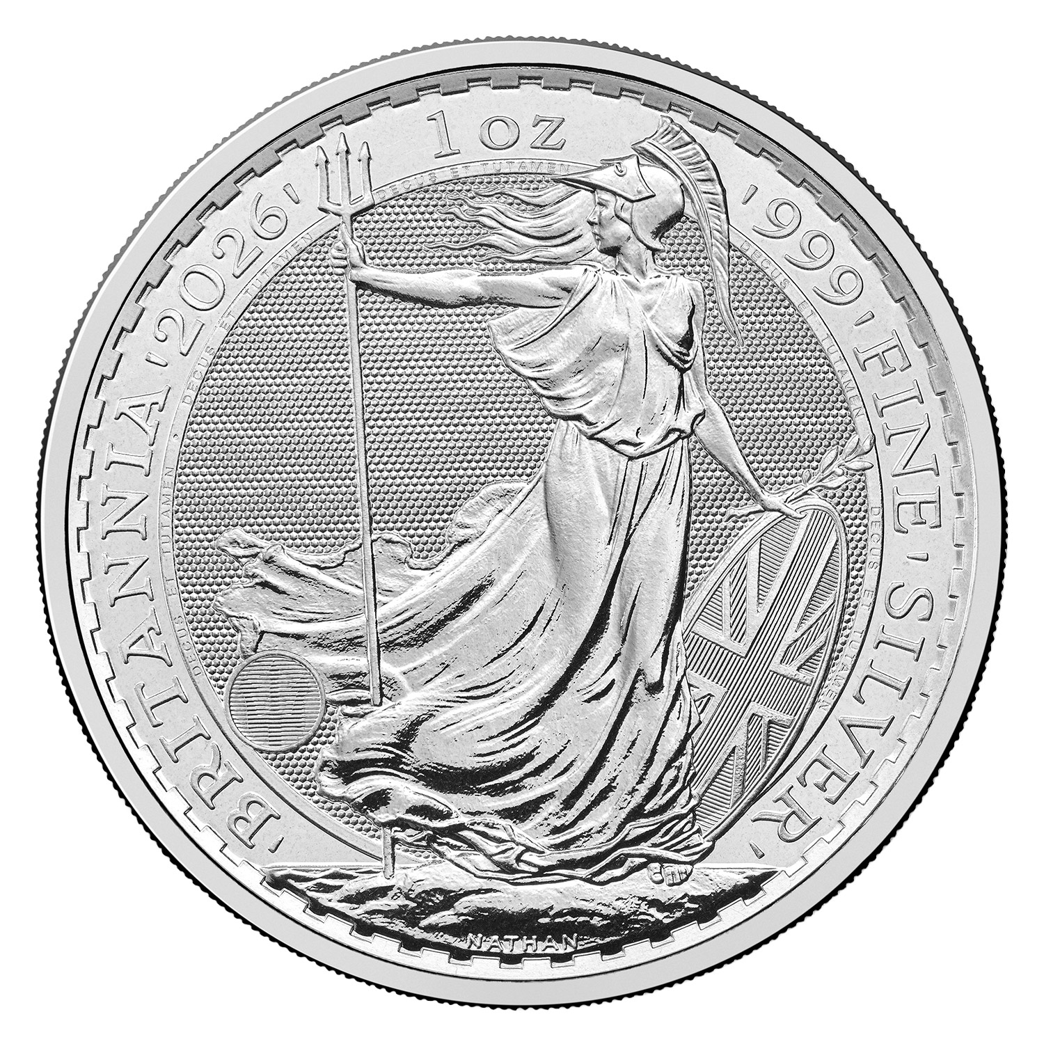 2026 1 oz The Royal Mint Britannia Silver Coin, 25-count