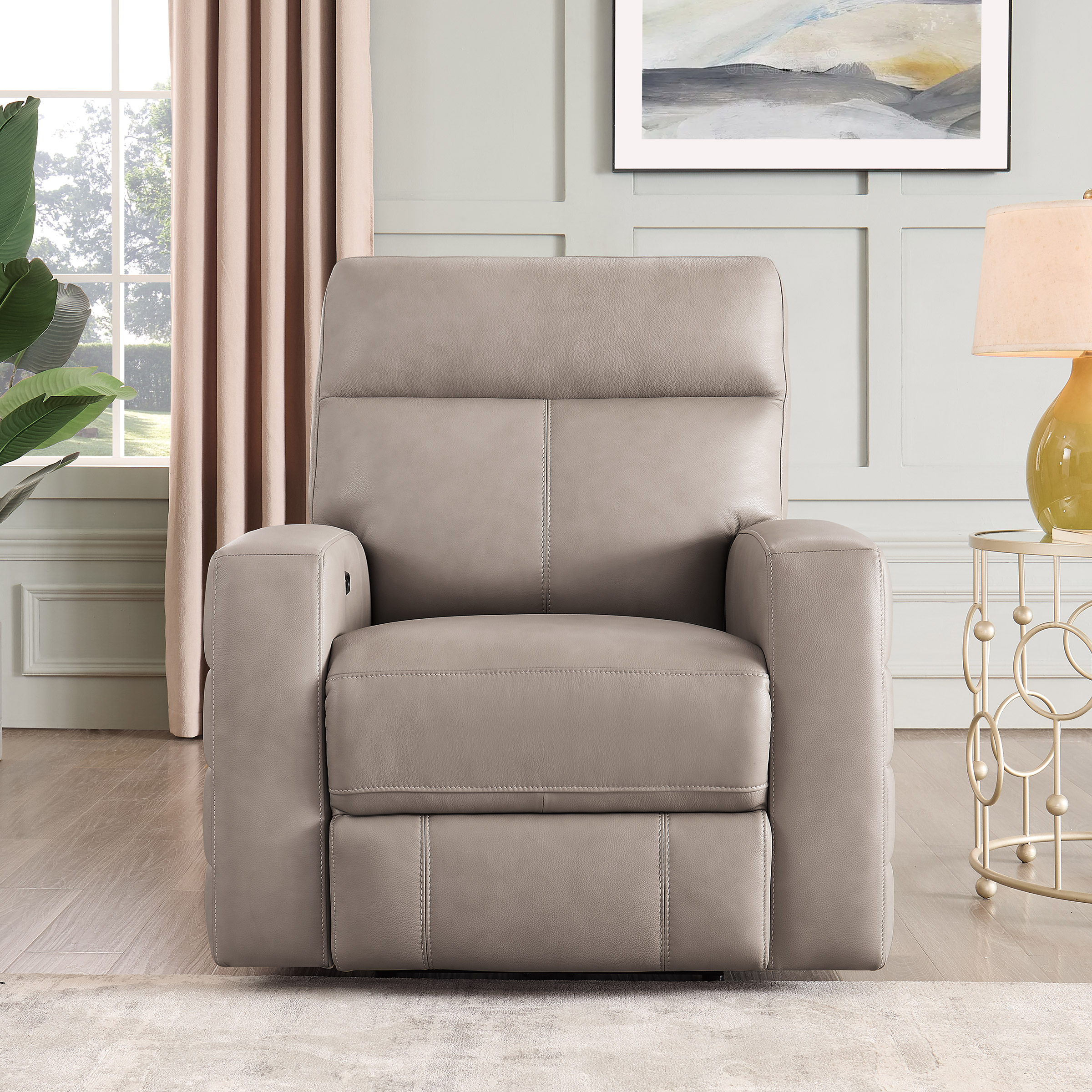 Prospera Home Annie Top Grain Leather Power Reclining Chair