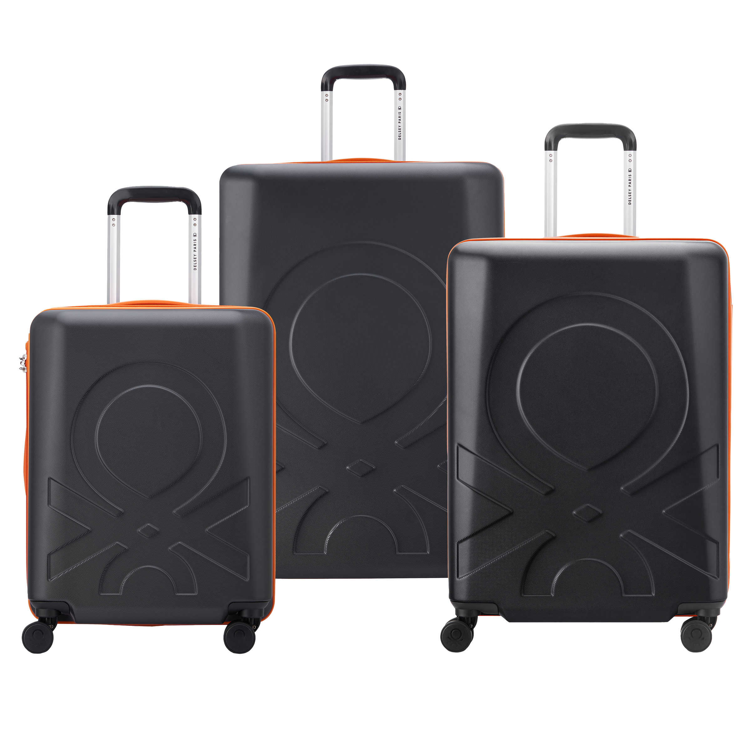 United Colors of Benetton X Delsey Paris Fabrica 3-piece Hardside Set