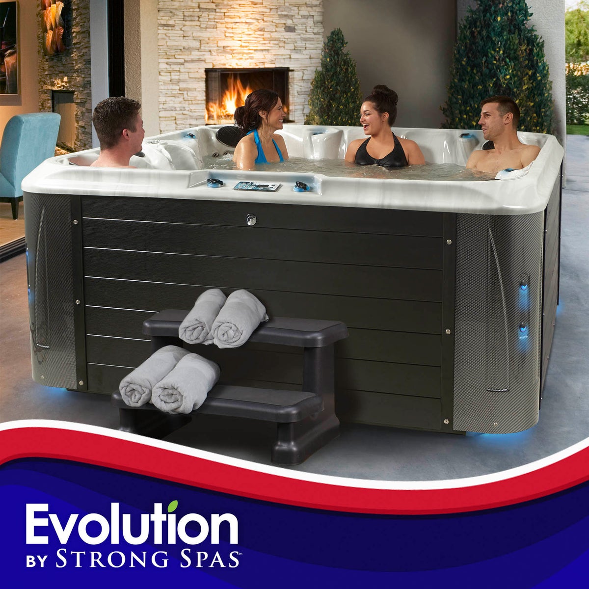 Evolution Spas Oxford 121-jet, 7-person Acrylic Spa | Costco Evolution Spas Oxford 121-jet, 7-person Acrylic Spa | Costco
