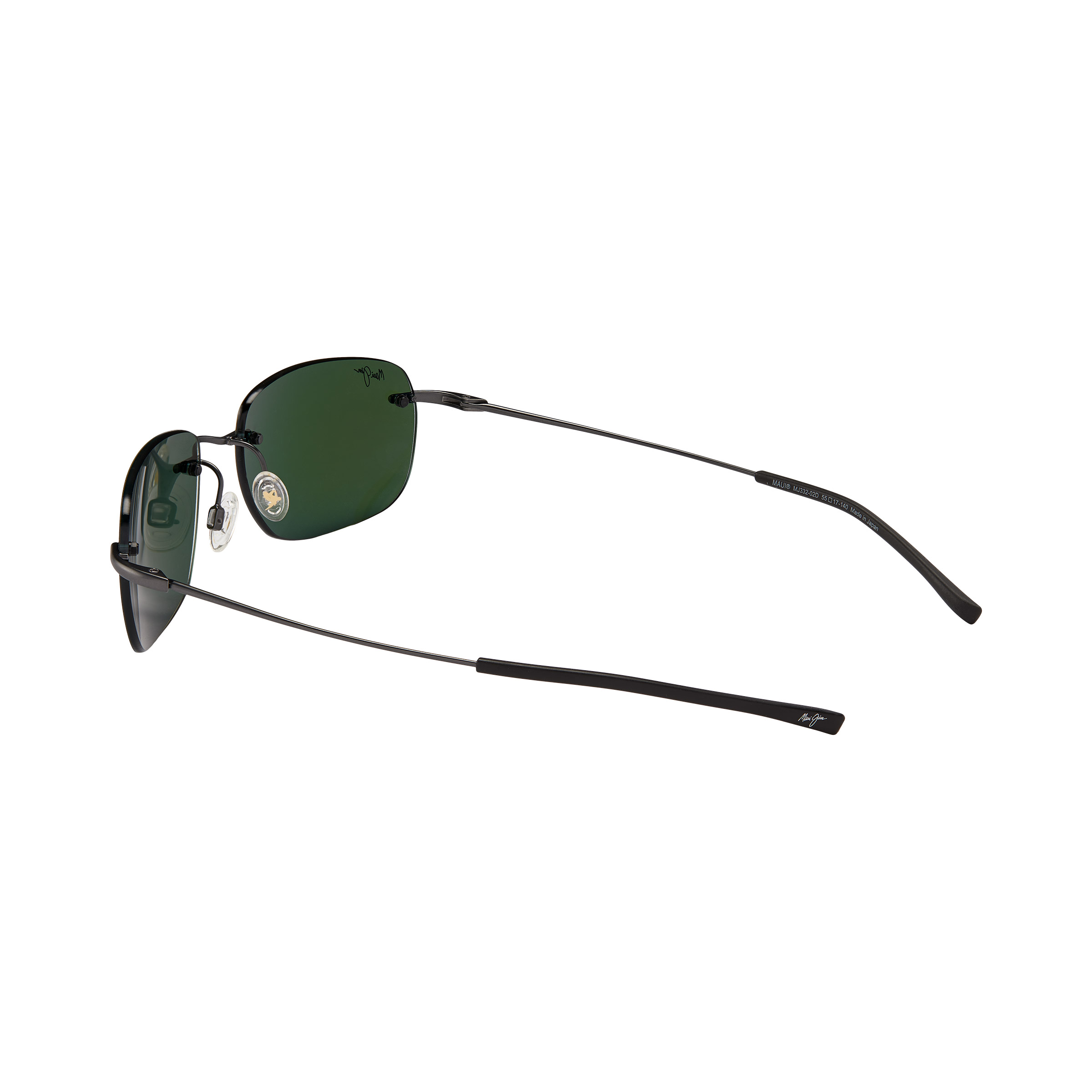 Maui Jim Nanea B332-02D Gunmetal Blue Hawaii Polarized Sunglasses