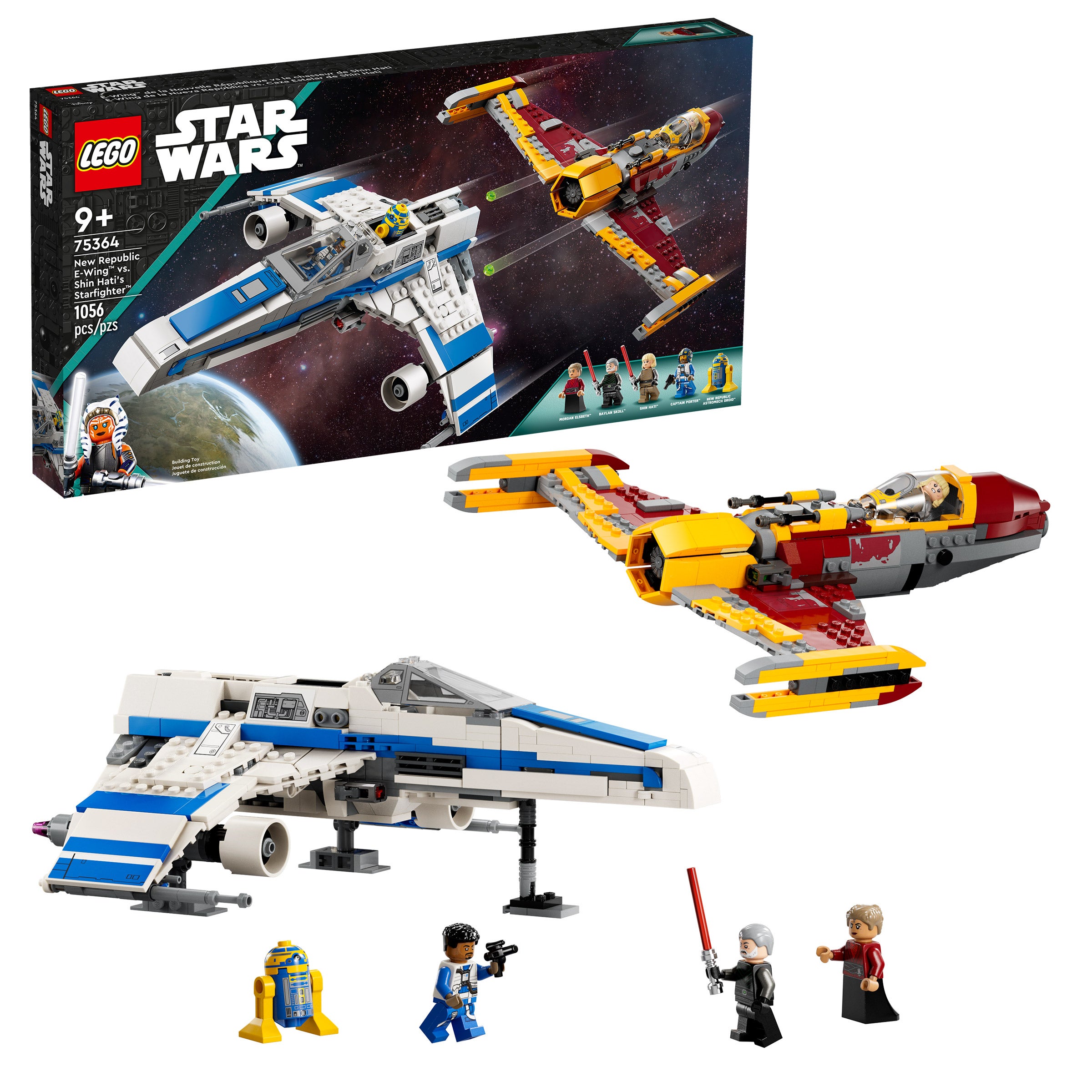 LEGO Star Wars: Ahsoka New Republic E-Wing vs. Shin Hati's