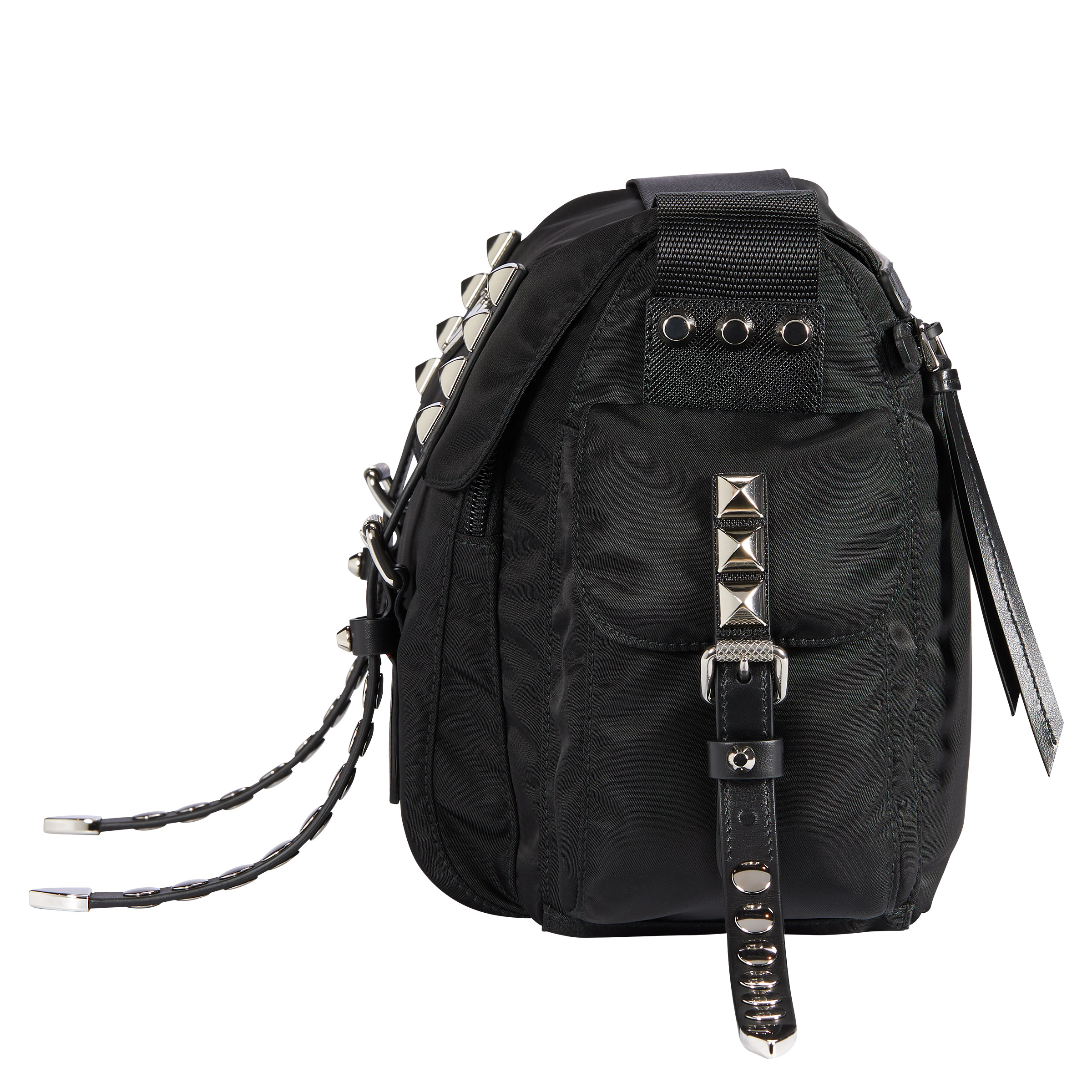 Prada Nylon Shoulder Bag, Black | Costco