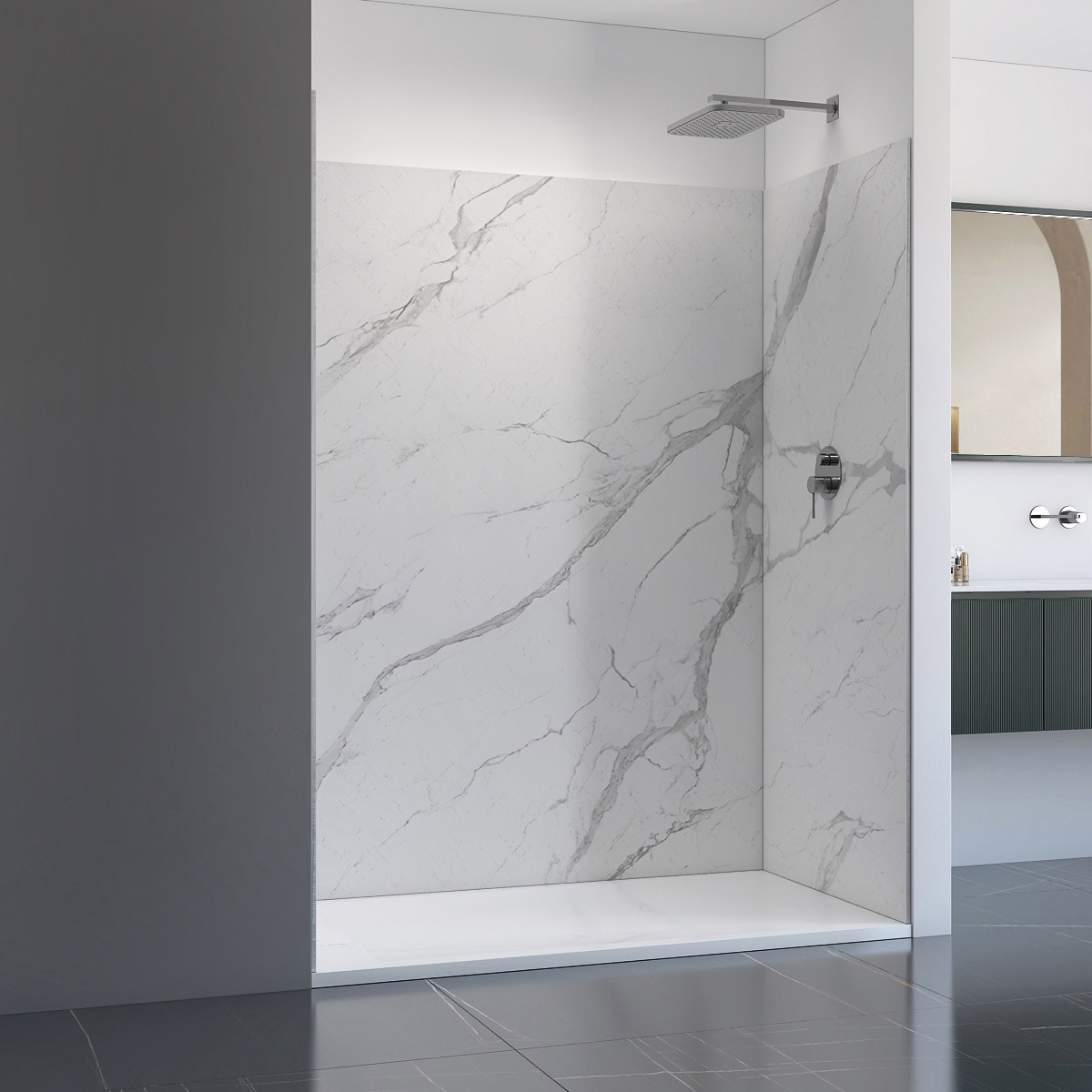 Appollo Adriana Alcove Shower Walls