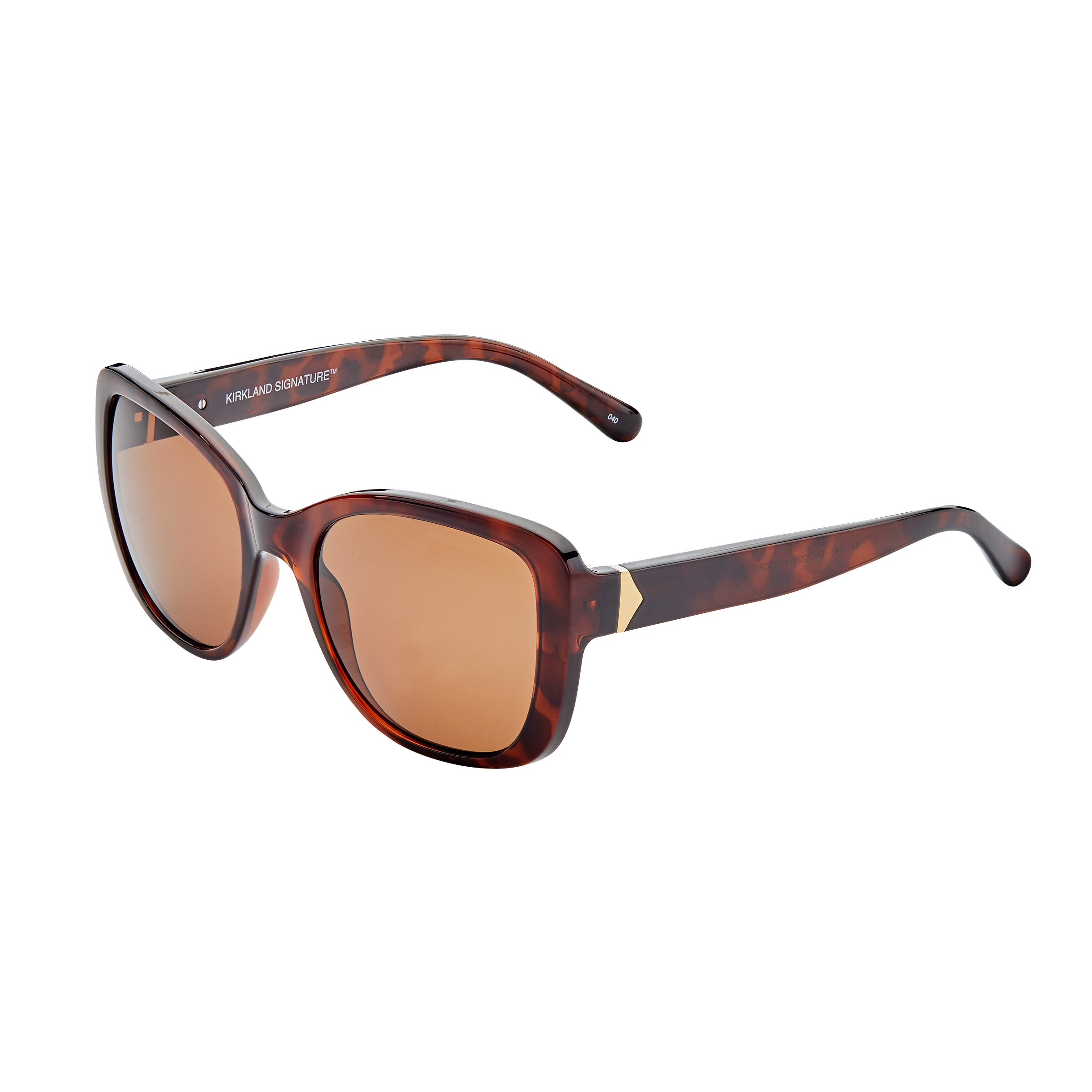 Kirkland Signature M43 Tortoise Polarized Sunglasses | Costco display picture 2