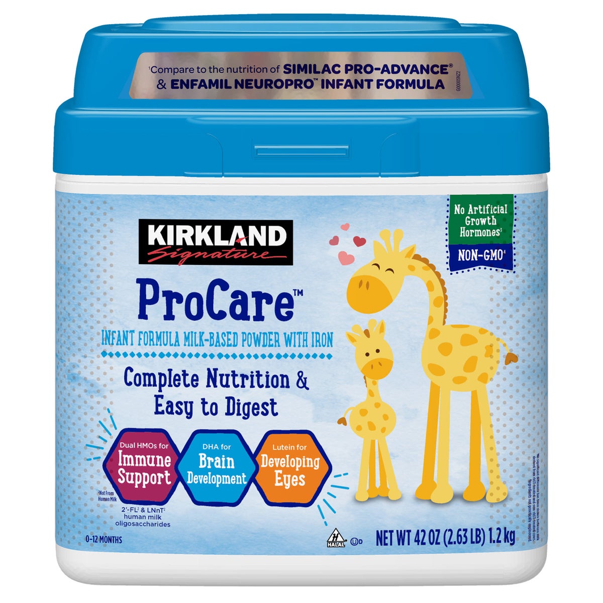 Kirkland Signature ProCare with Dual HMO's, Non-GMO Infant Kirkland Signature ProCare with Dual HMO's, Non-GMO Infant