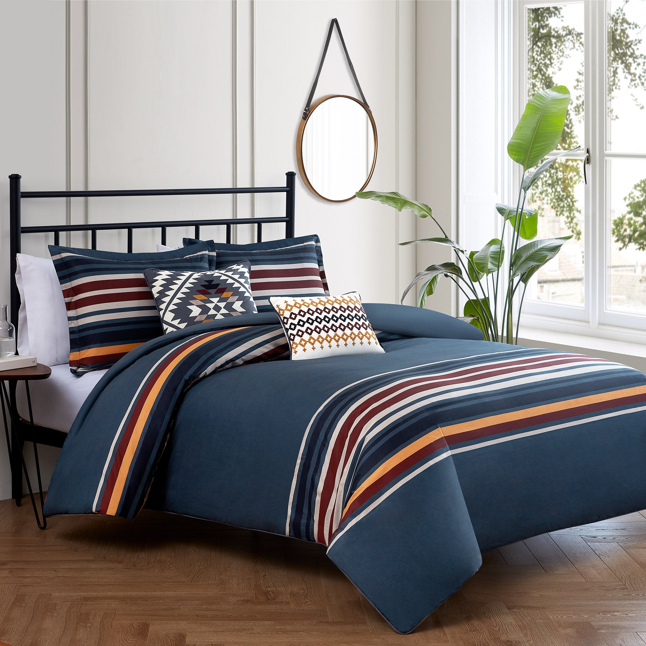 Pendleton Lake Stripe 5-piece Comforter Set | Costco