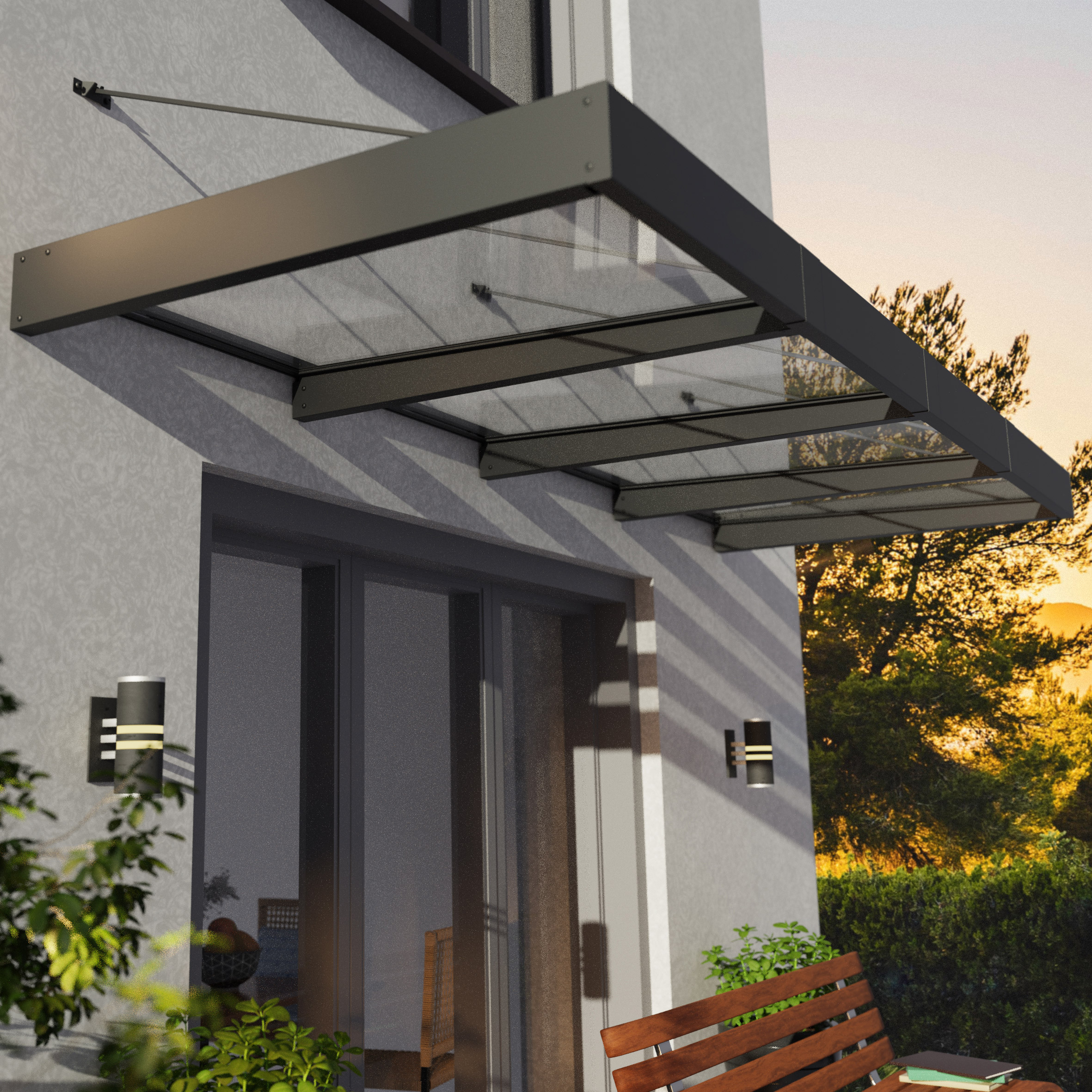 Canopia by Palram Sophia Door Awning Kit