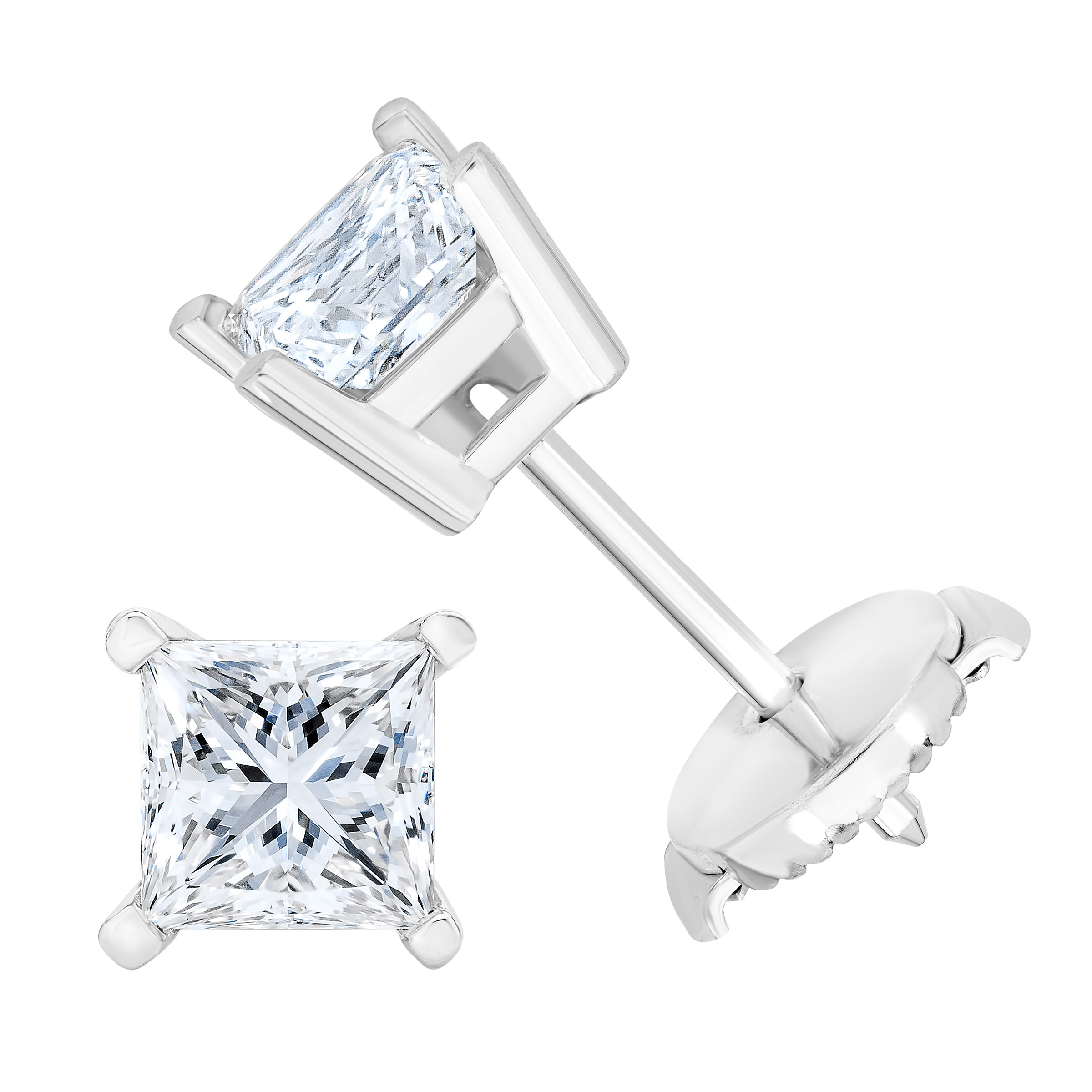 White Gold Studs