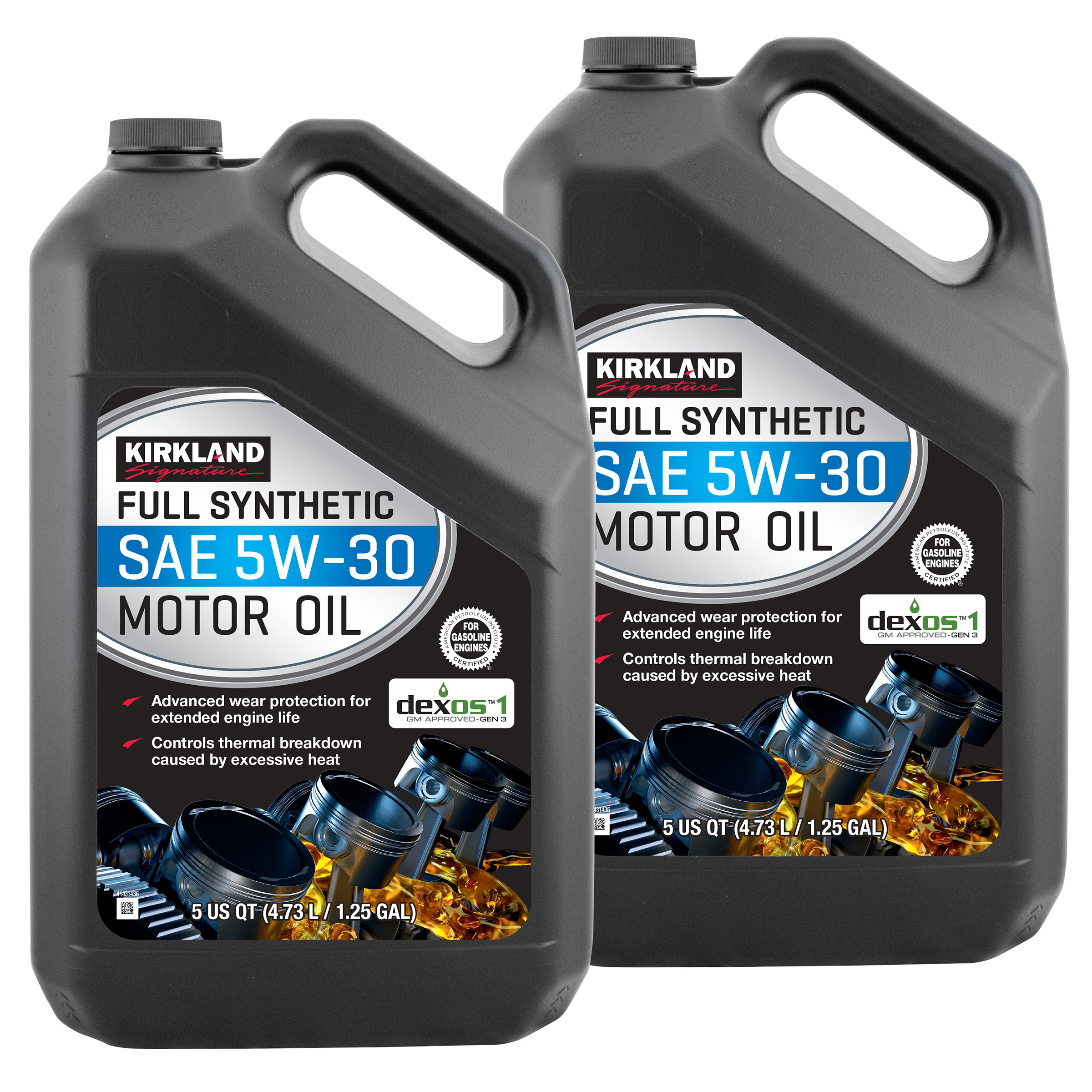 Kirkland Signature 5W-30 Full Synthetic and 5W-30 High