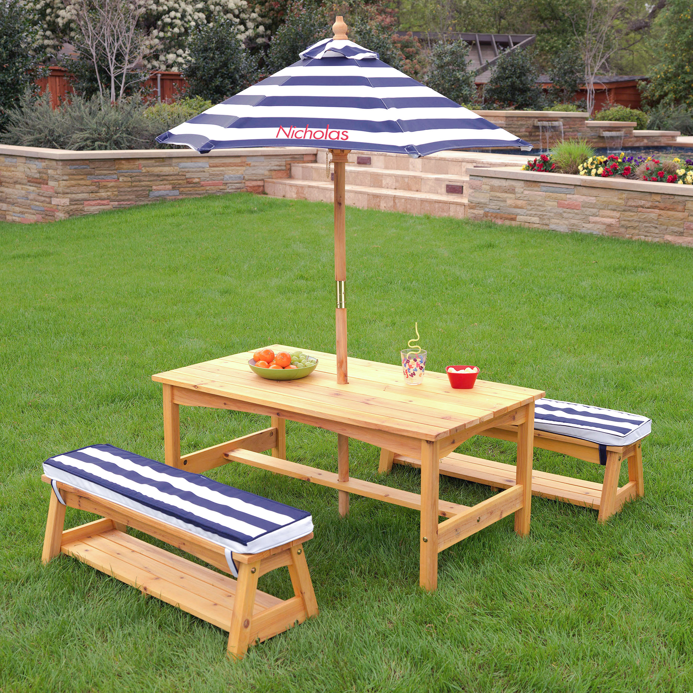 KidKraft Outdoor Table and Bench Set 