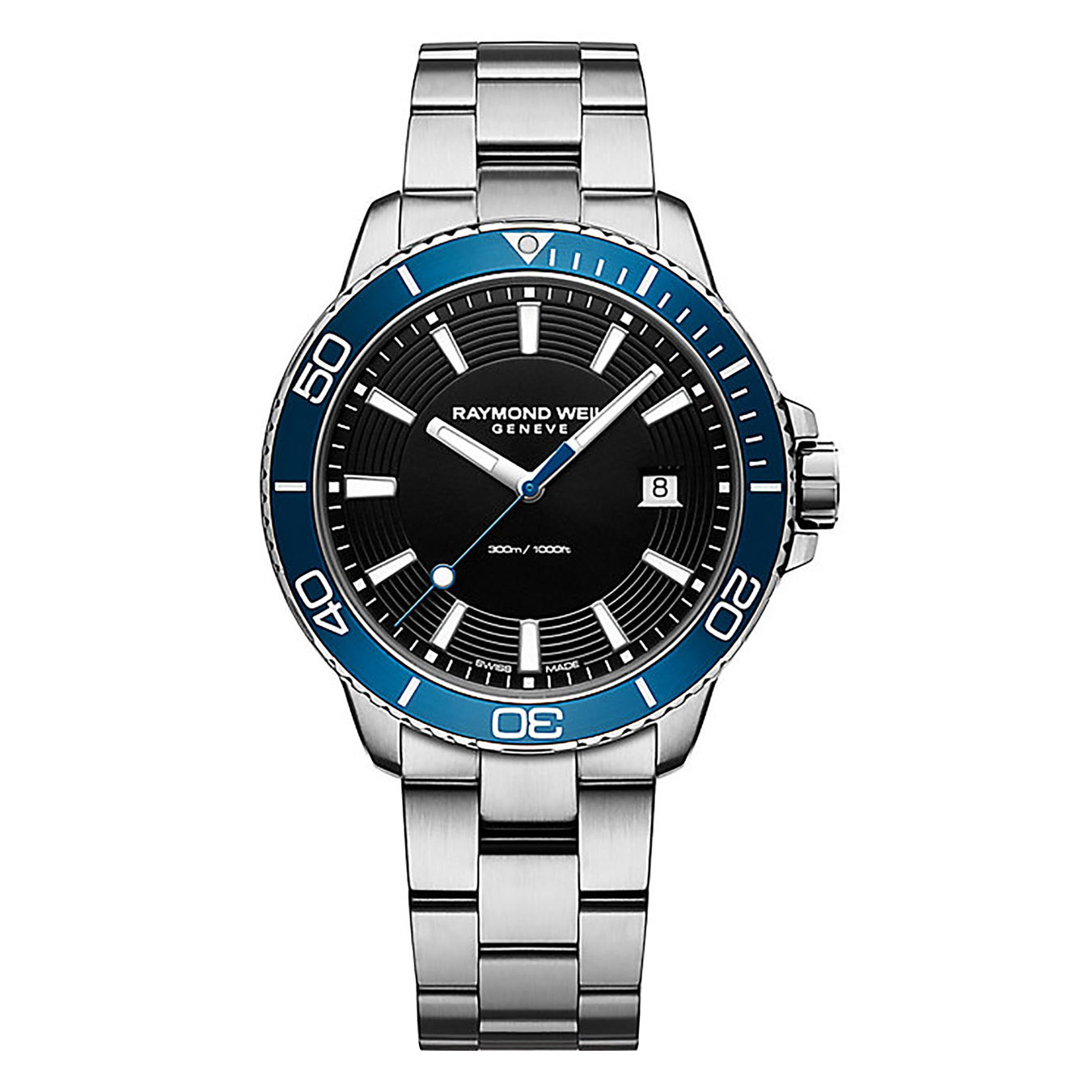 Raymond Weil Tango Blue Bezel Men’s Watch