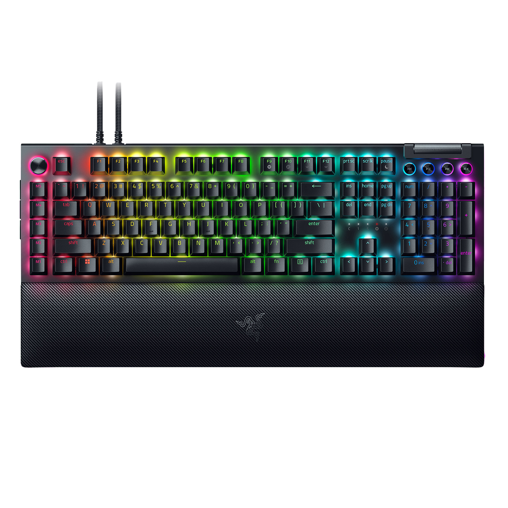 Razer Blackwidow V4 Pro Mechanical Gaming PC Keyboard (Green Switch)