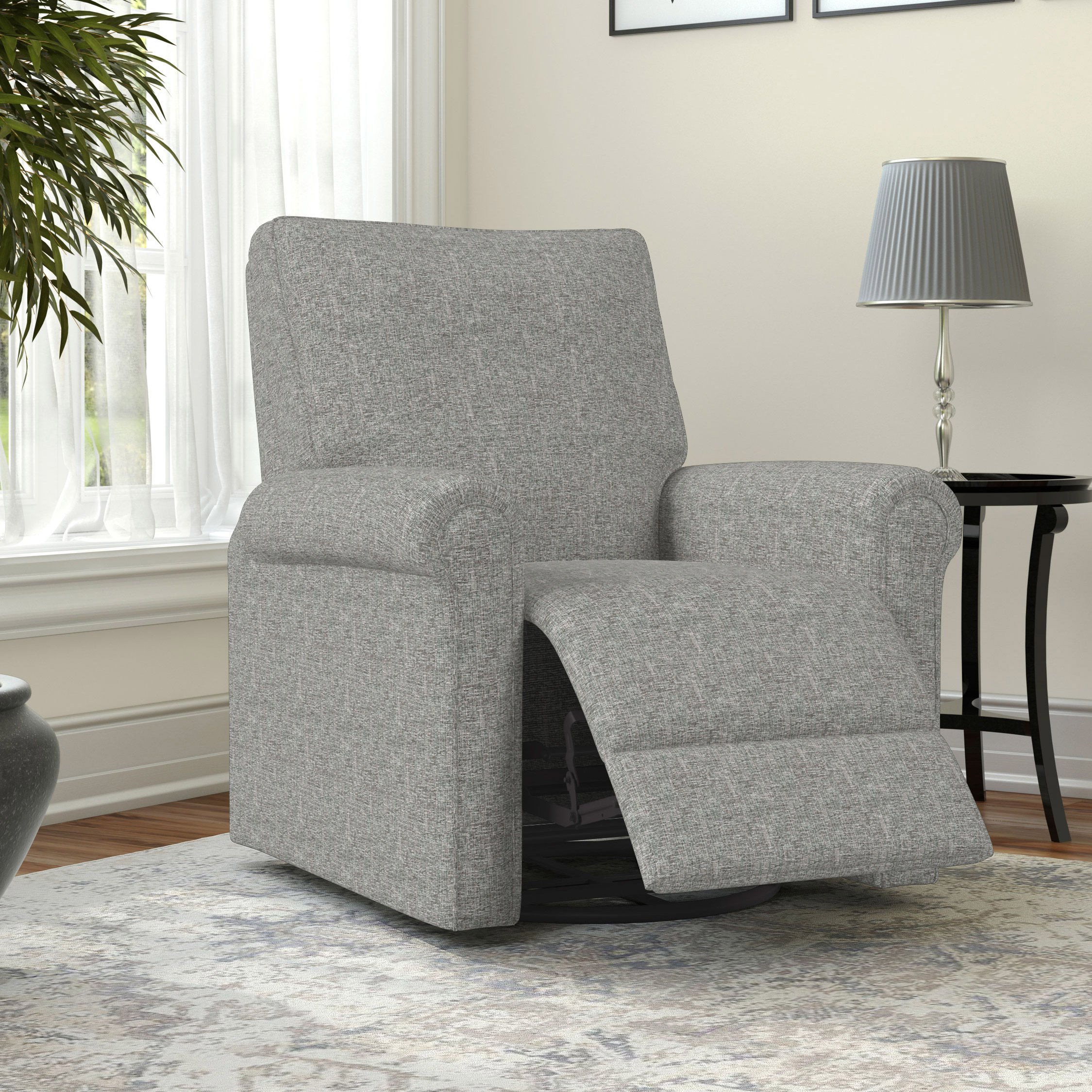 Andrews Fabric Swivel Glider Recliner