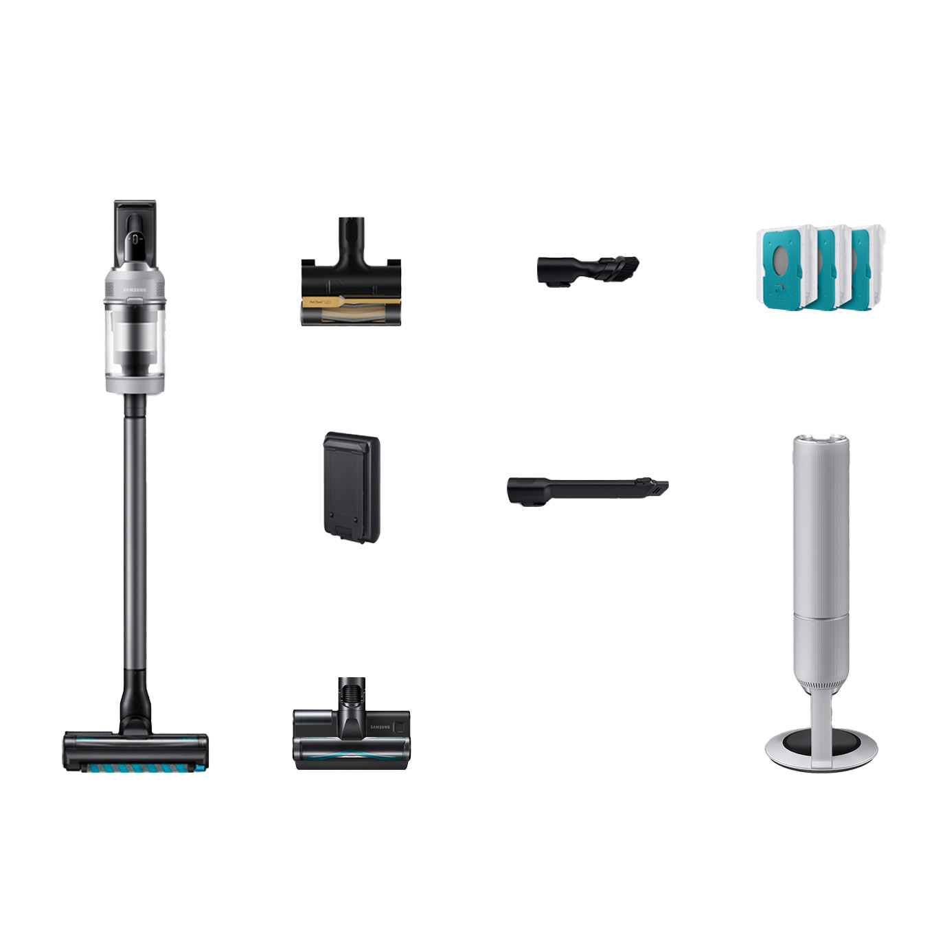 Samsung Bespoke Jet AI Lite Vacuum with Auto-Empty Clean and Charging Station