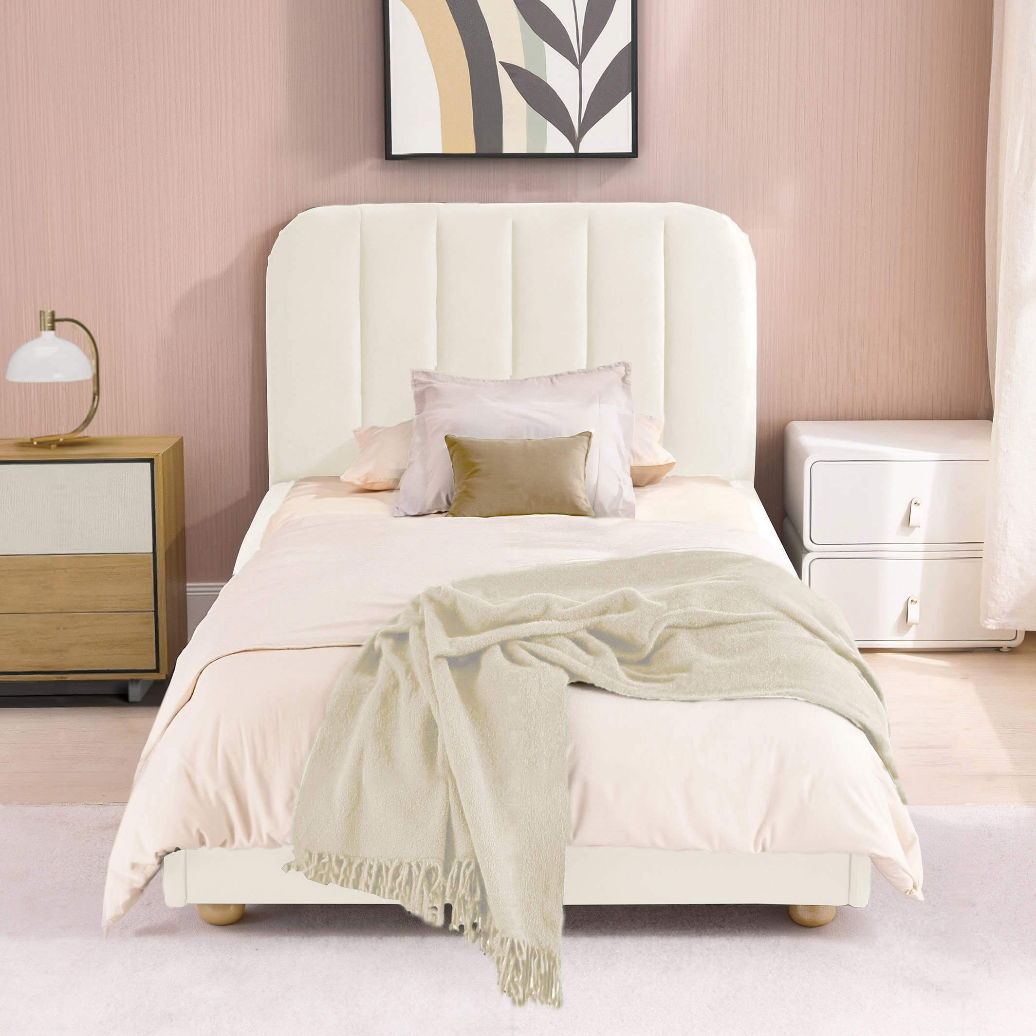 Hamilton Upholstered Twin Bed